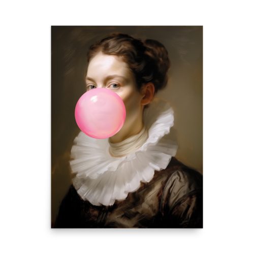 Bubble Gum Art Print