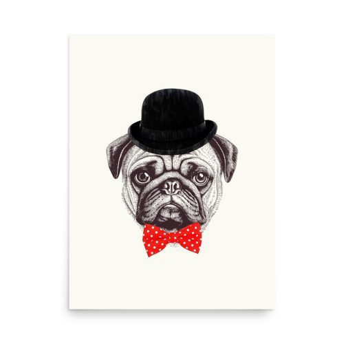 Pug Art Print
