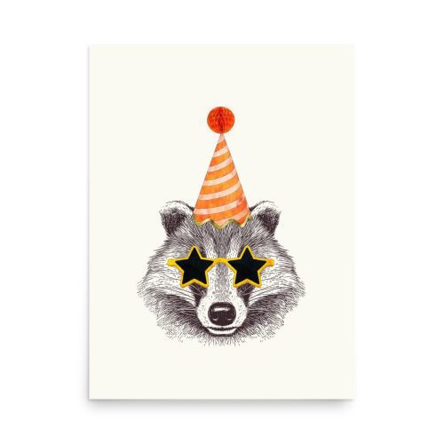 Racoon Art Print