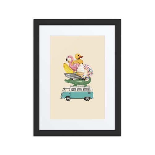 Summer Vacation Framed Art Print