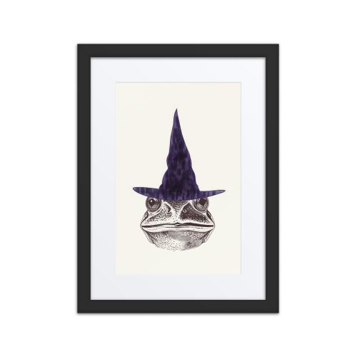 Wizard Frog Framed Art Print