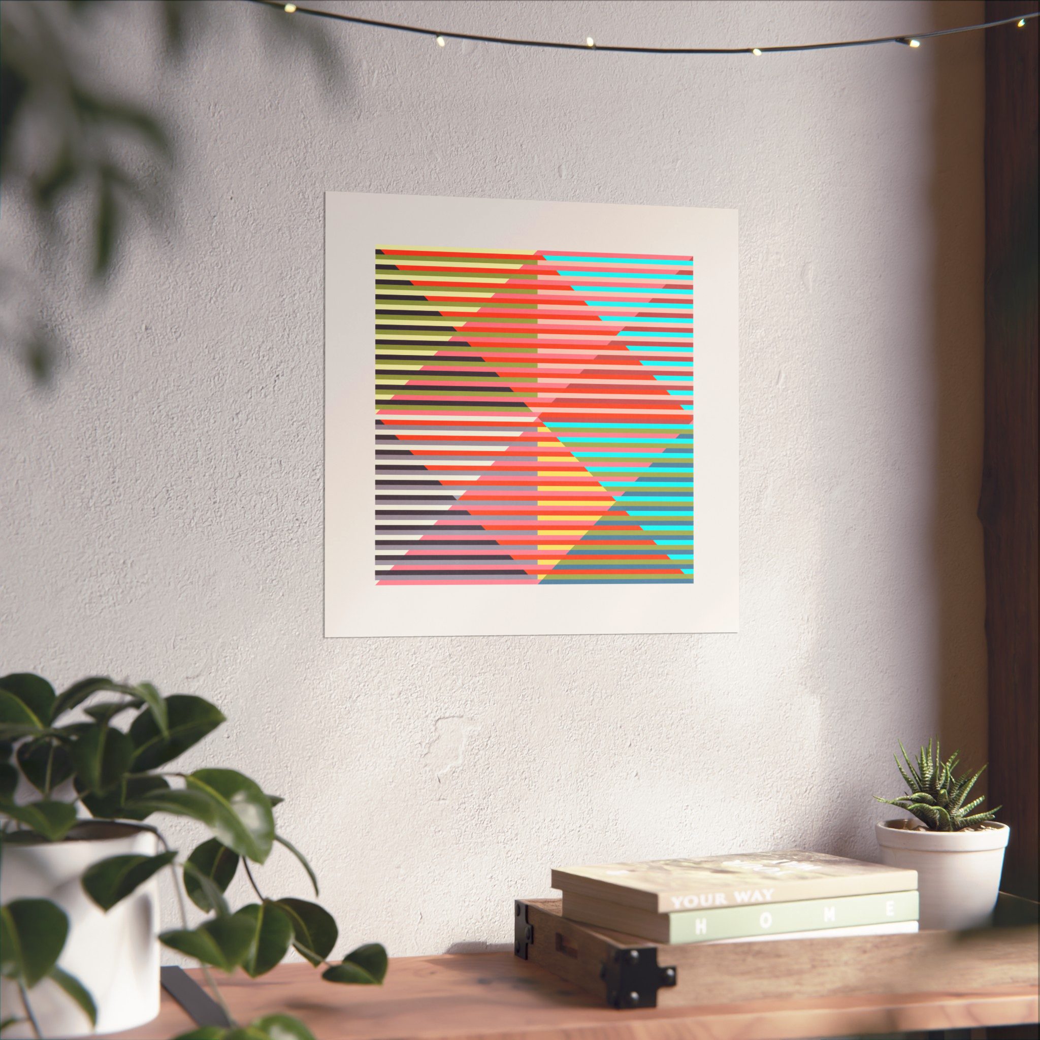 Geo Triangles Art Print - Image 3