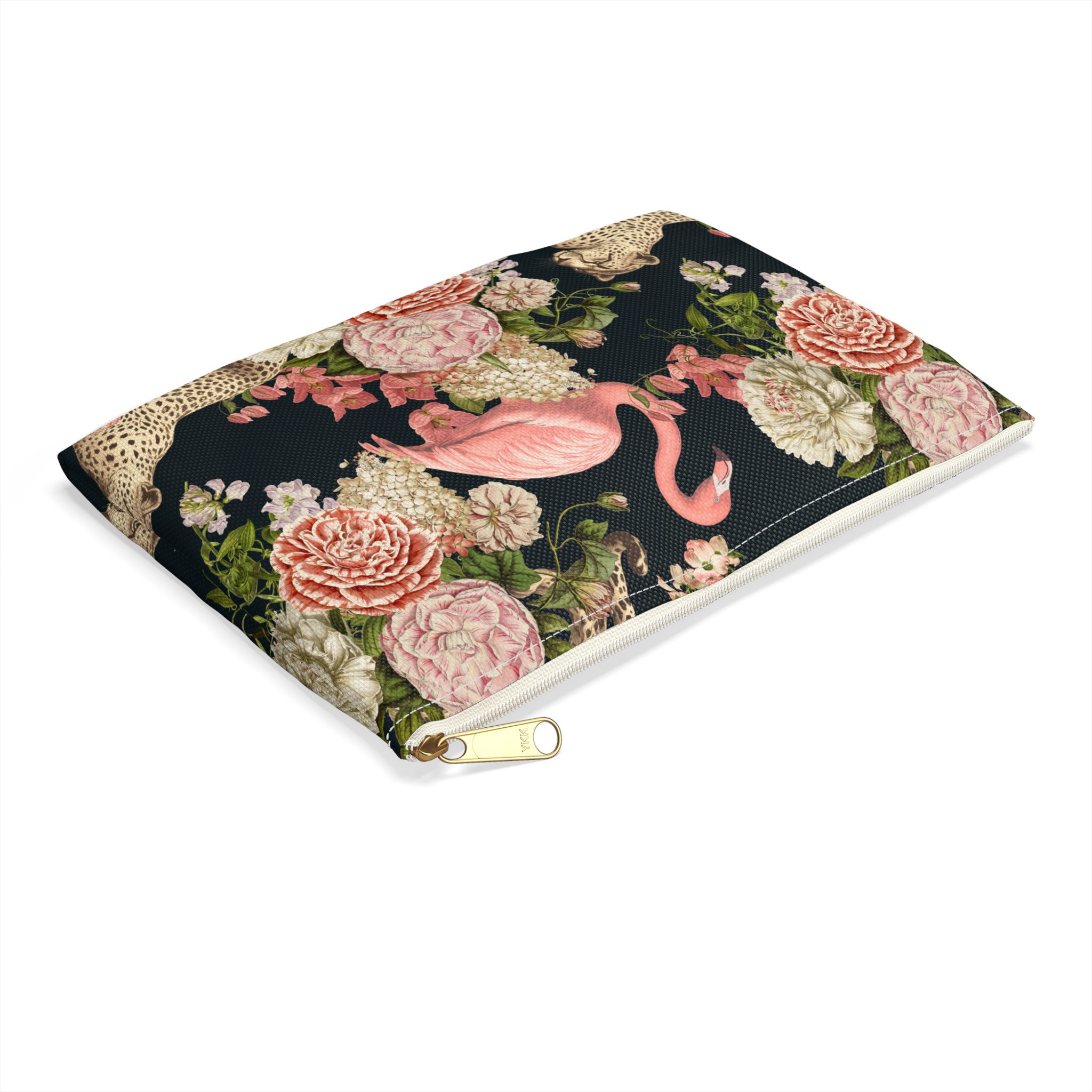 Flamingo Leopard Pattern Accessory Pouch - Image 7
