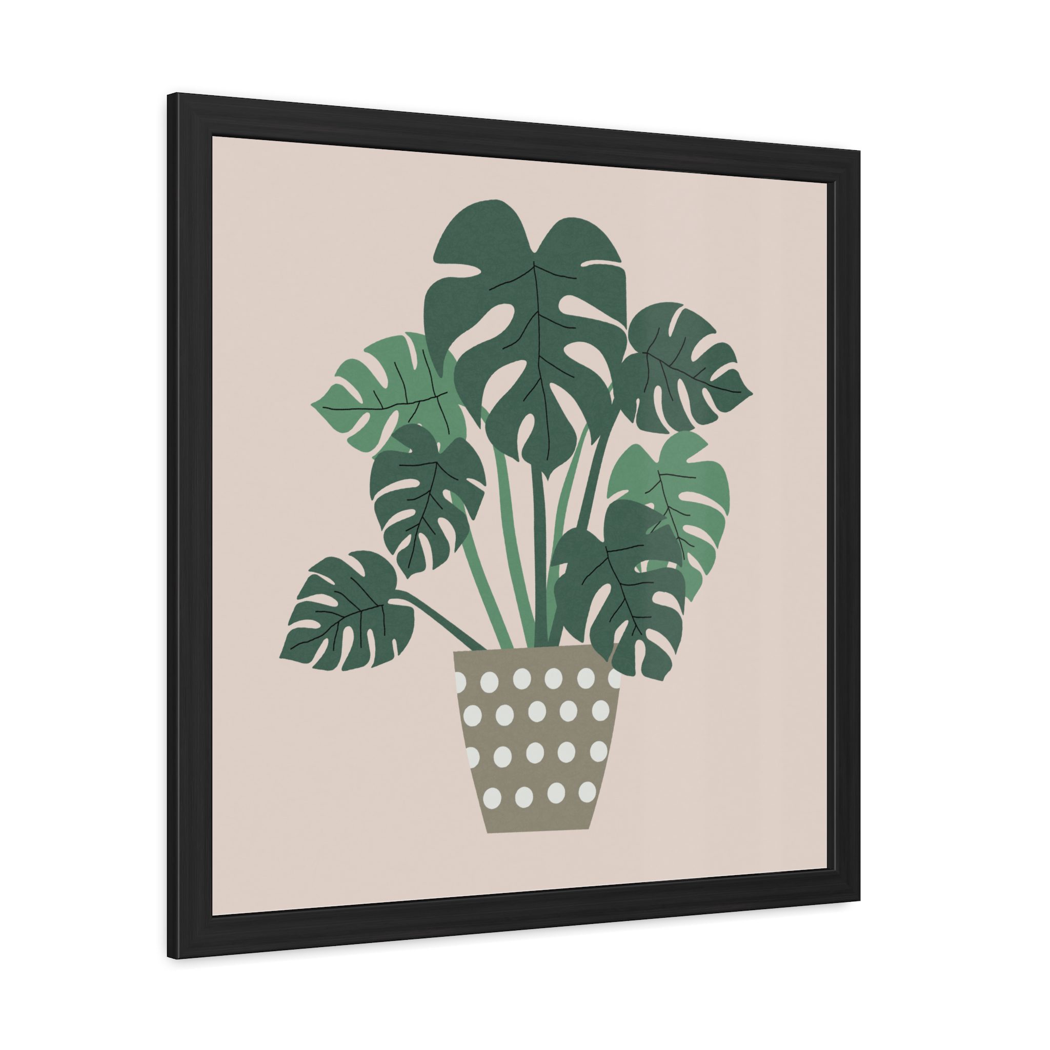 Cheese Plant Framed Art Print - Image 6