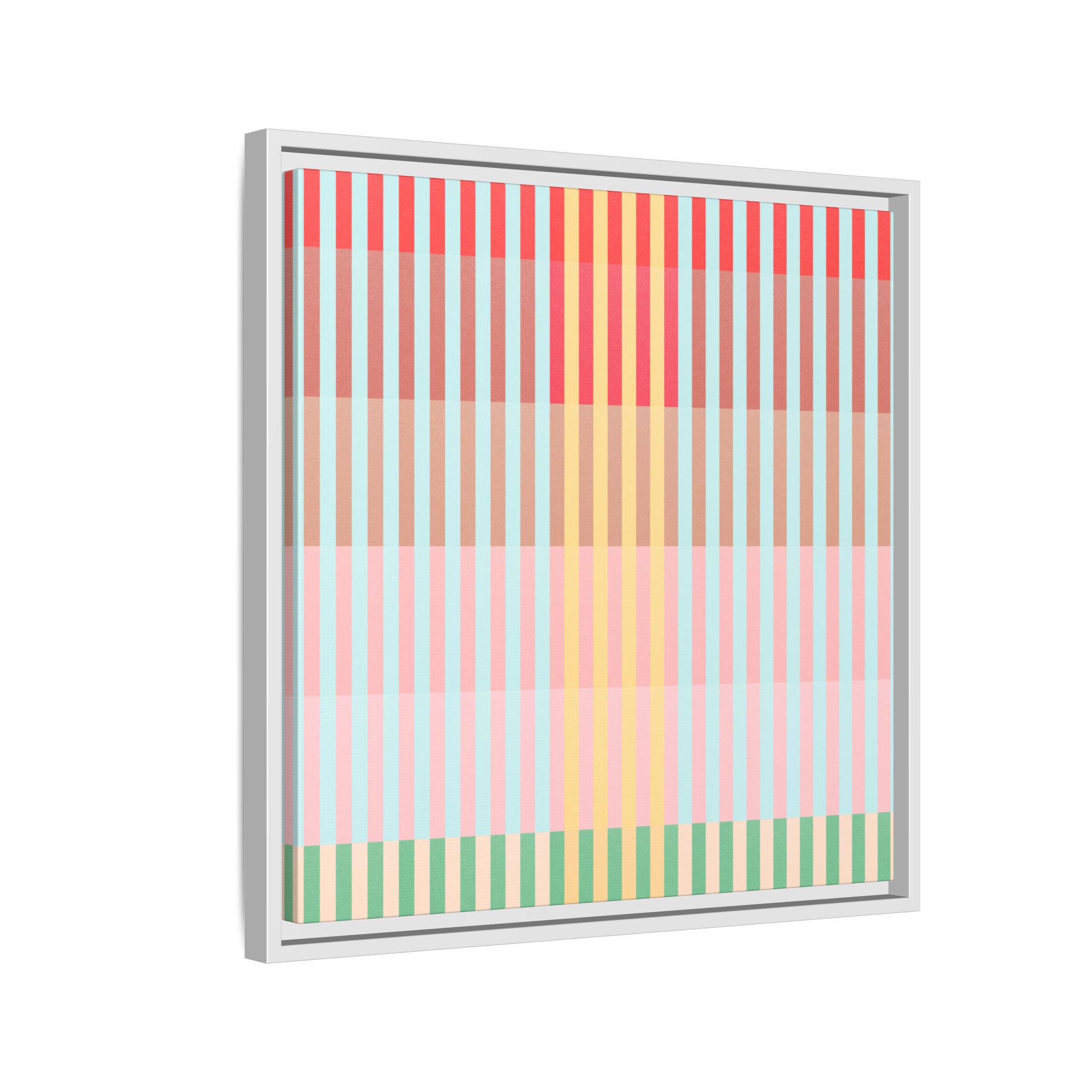 Apple Geo Lines Matte Canvas, Framed - Image 54