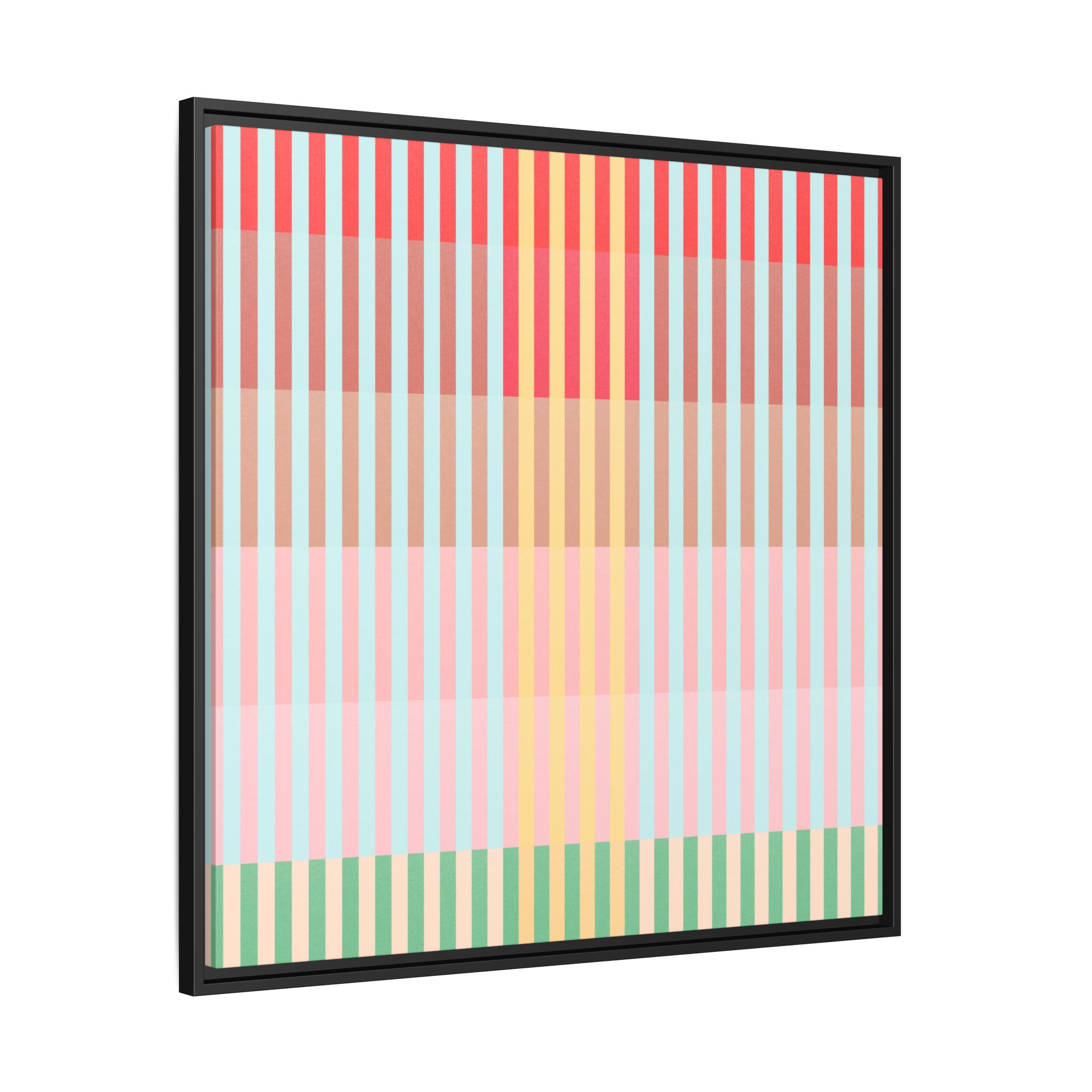 Apple Geo Lines Matte Canvas, Framed - Image 10