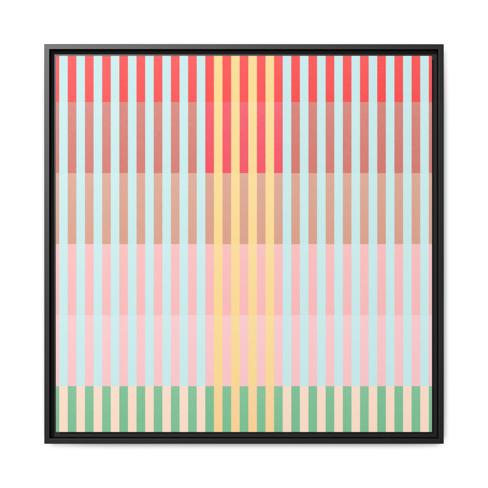 Apple Geo Lines Matte Canvas, Framed - Image 9