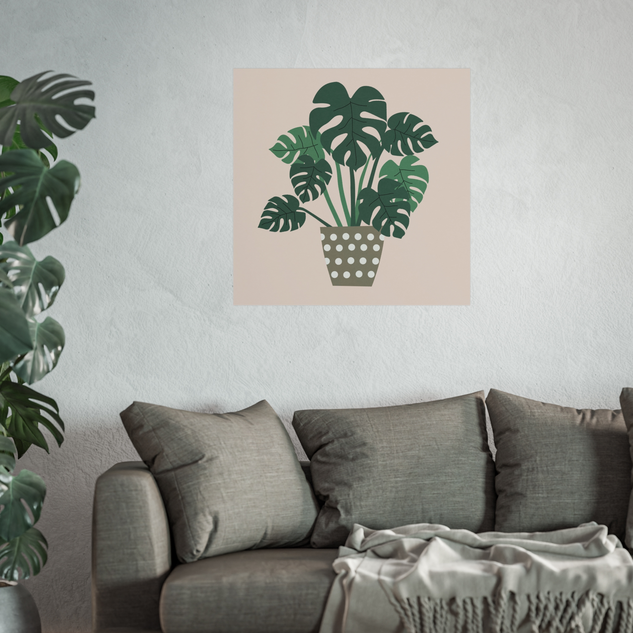 Cheese Plant Art Print - Image 8