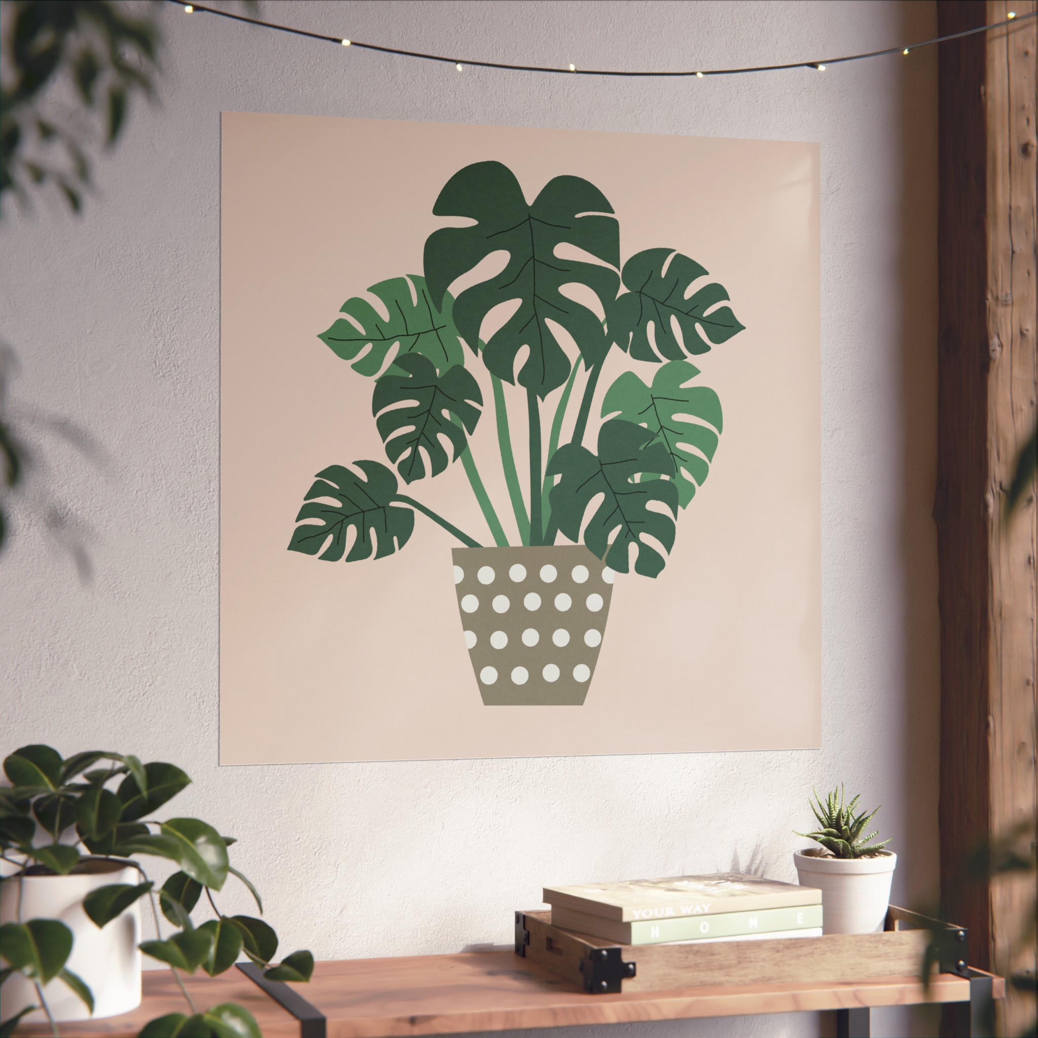 Cheese Plant Art Print - Image 9