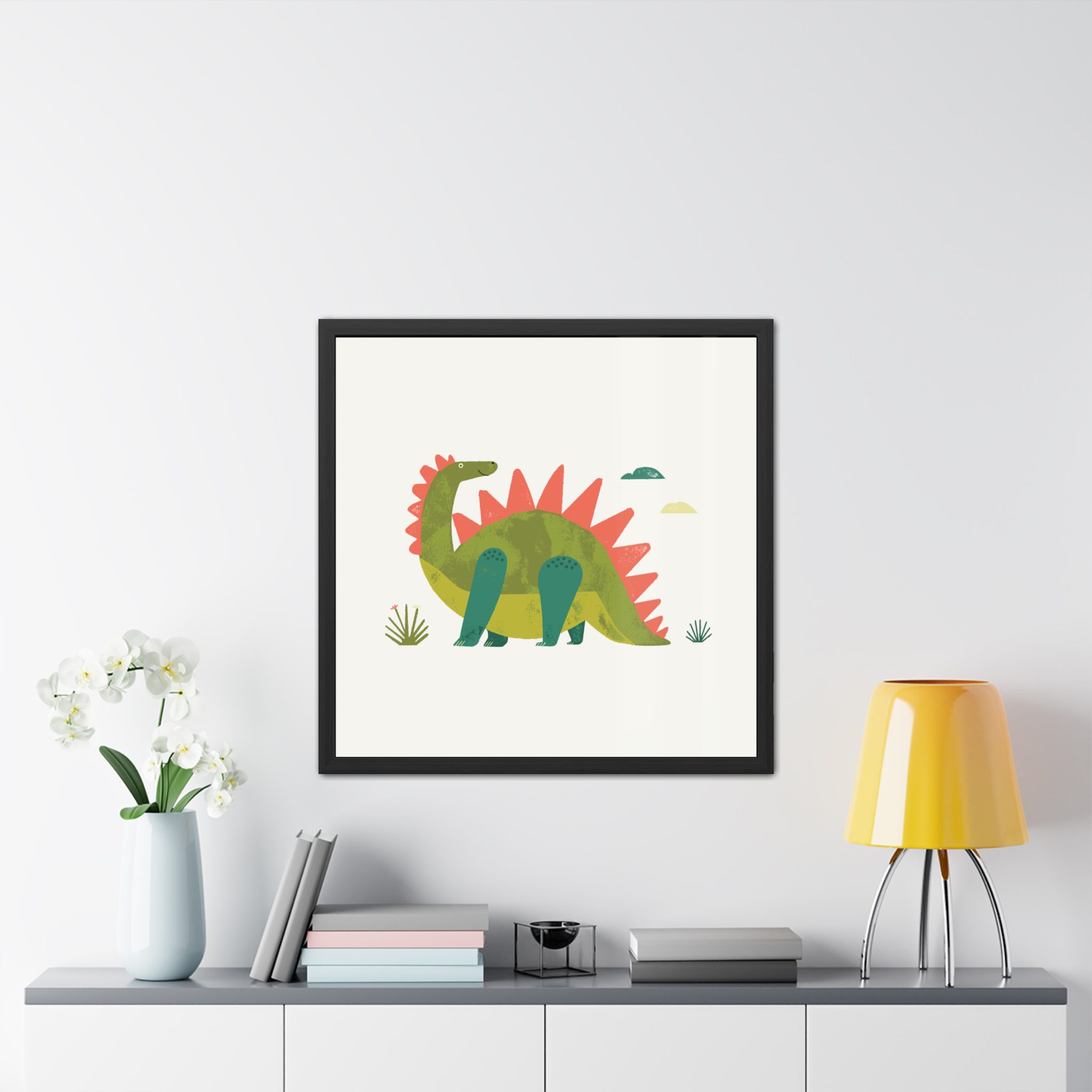 Stegosaurus Dinosaur Framed Art Print - Image 11