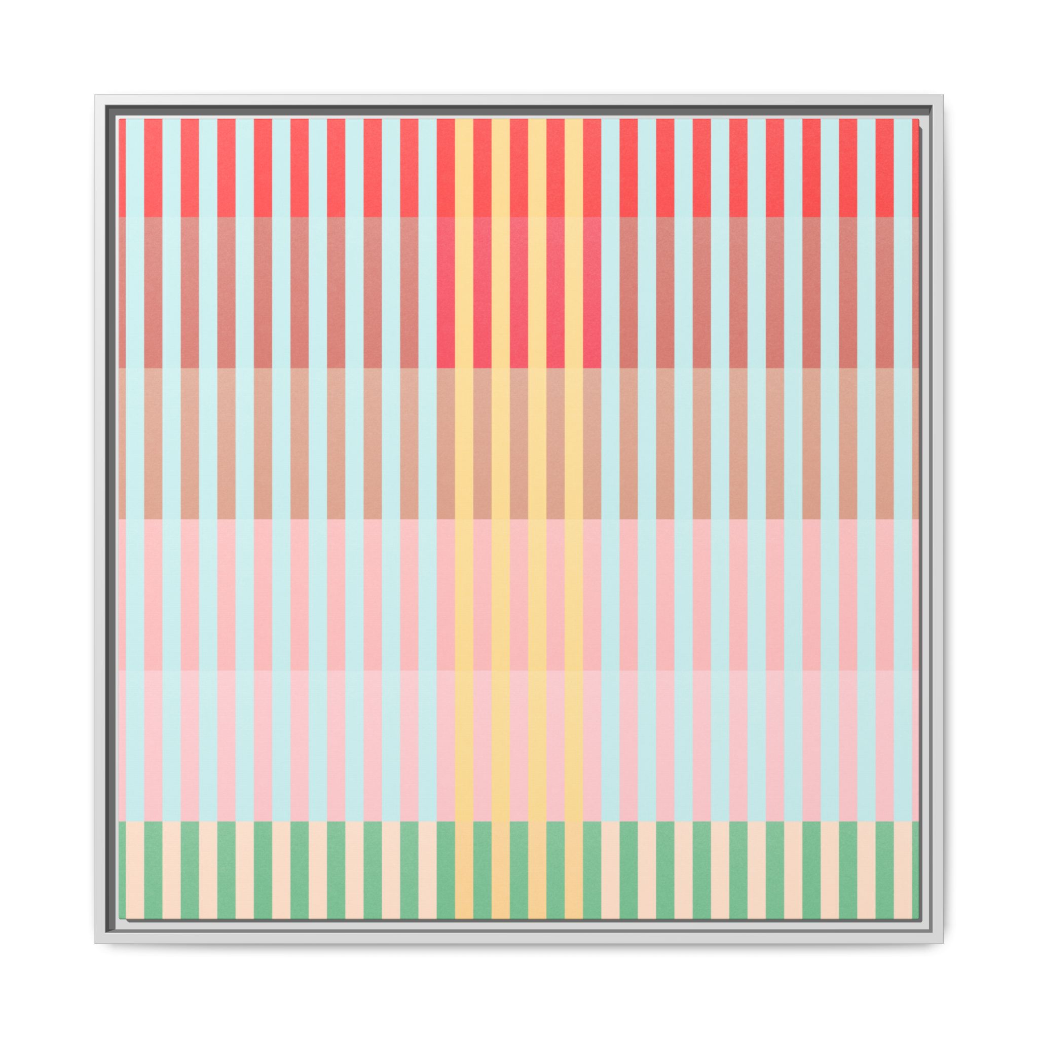 Apple Geo Lines Matte Canvas, Framed - Image 21