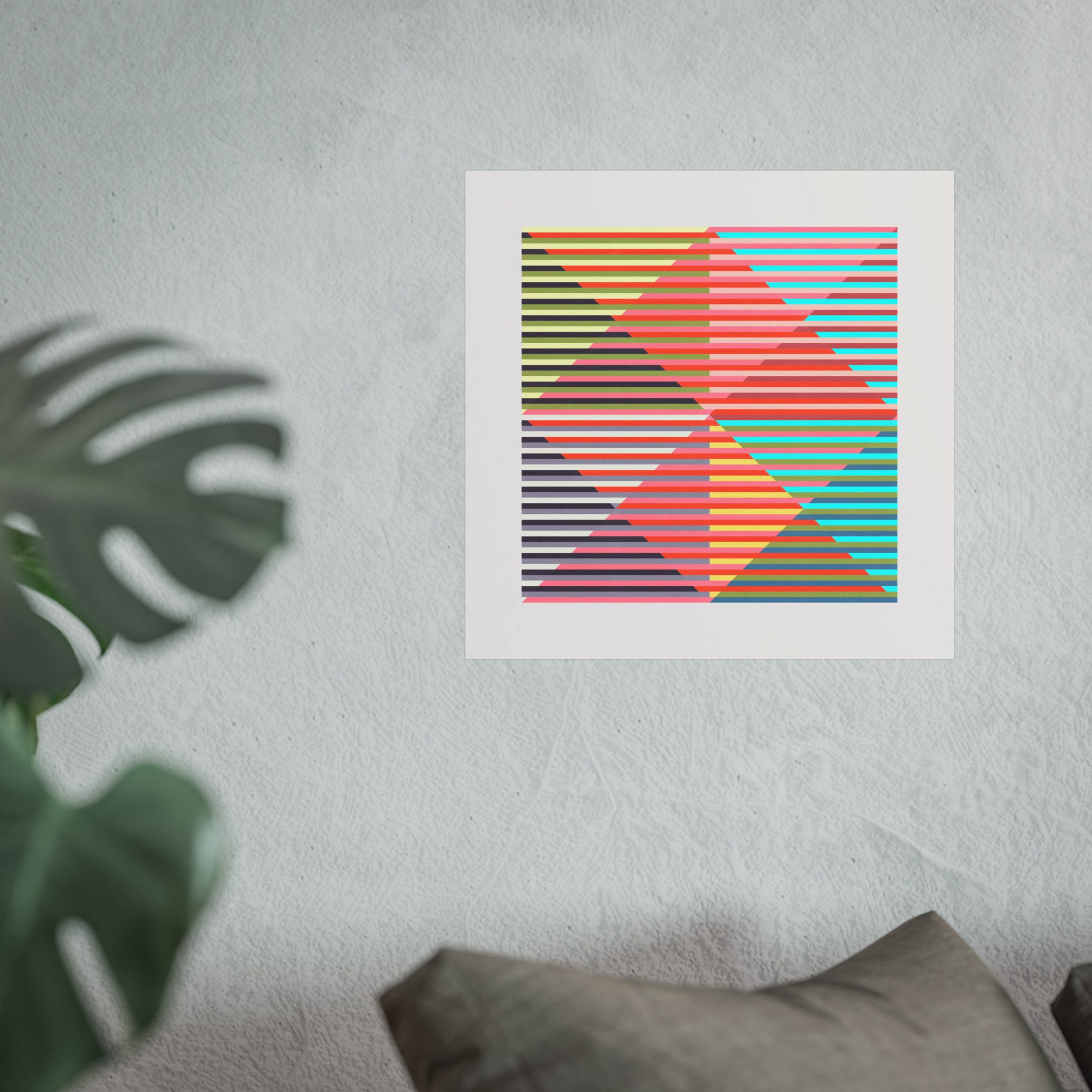 Geo Triangles Art Print - Image 2