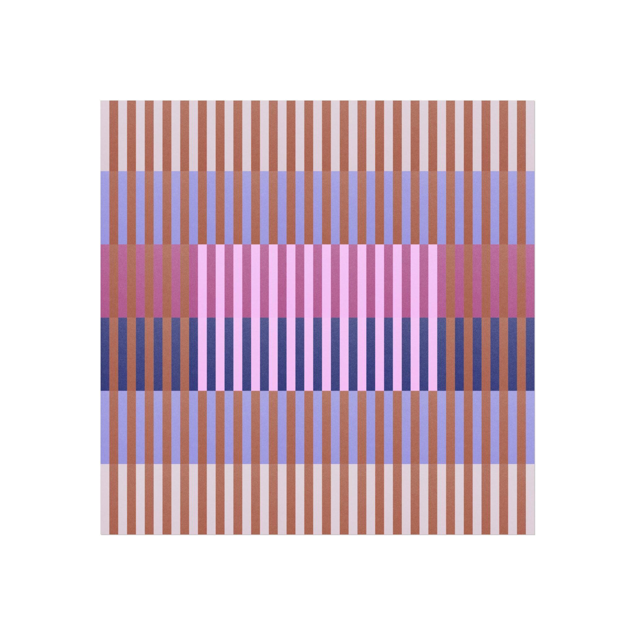Purple Geo Lines Art Print - Image 7