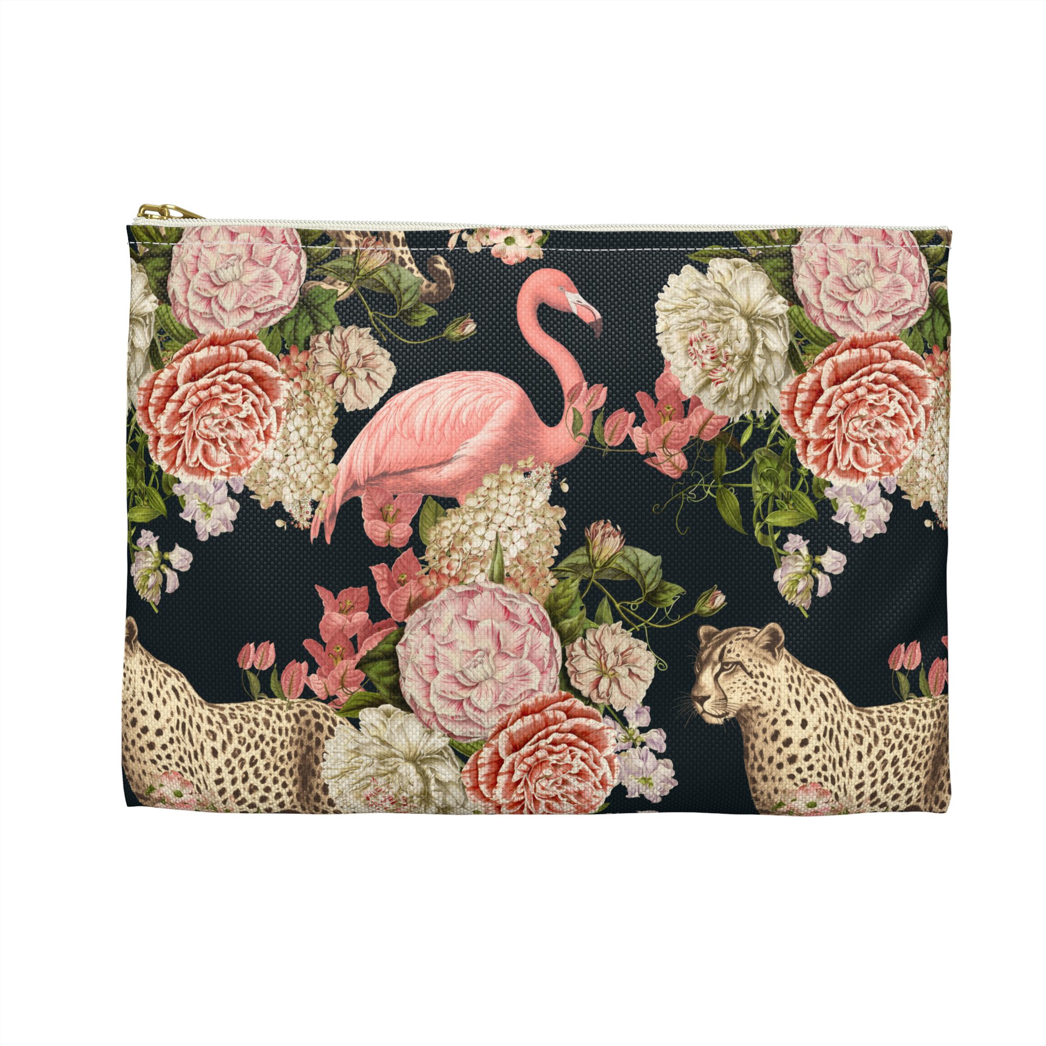Flamingo Leopard Pattern Accessory Pouch - Image 6