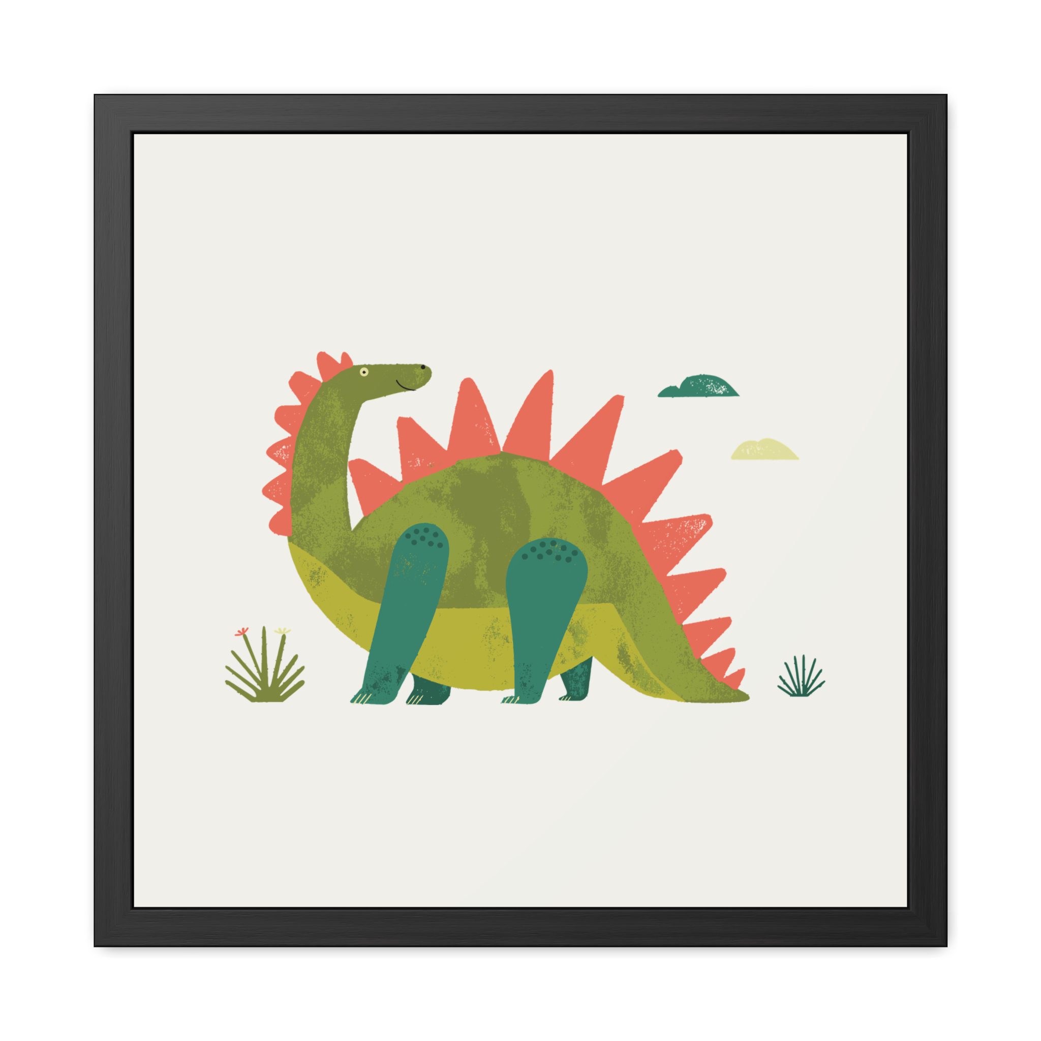 Stegosaurus Dinosaur Framed Art Print - Image 5