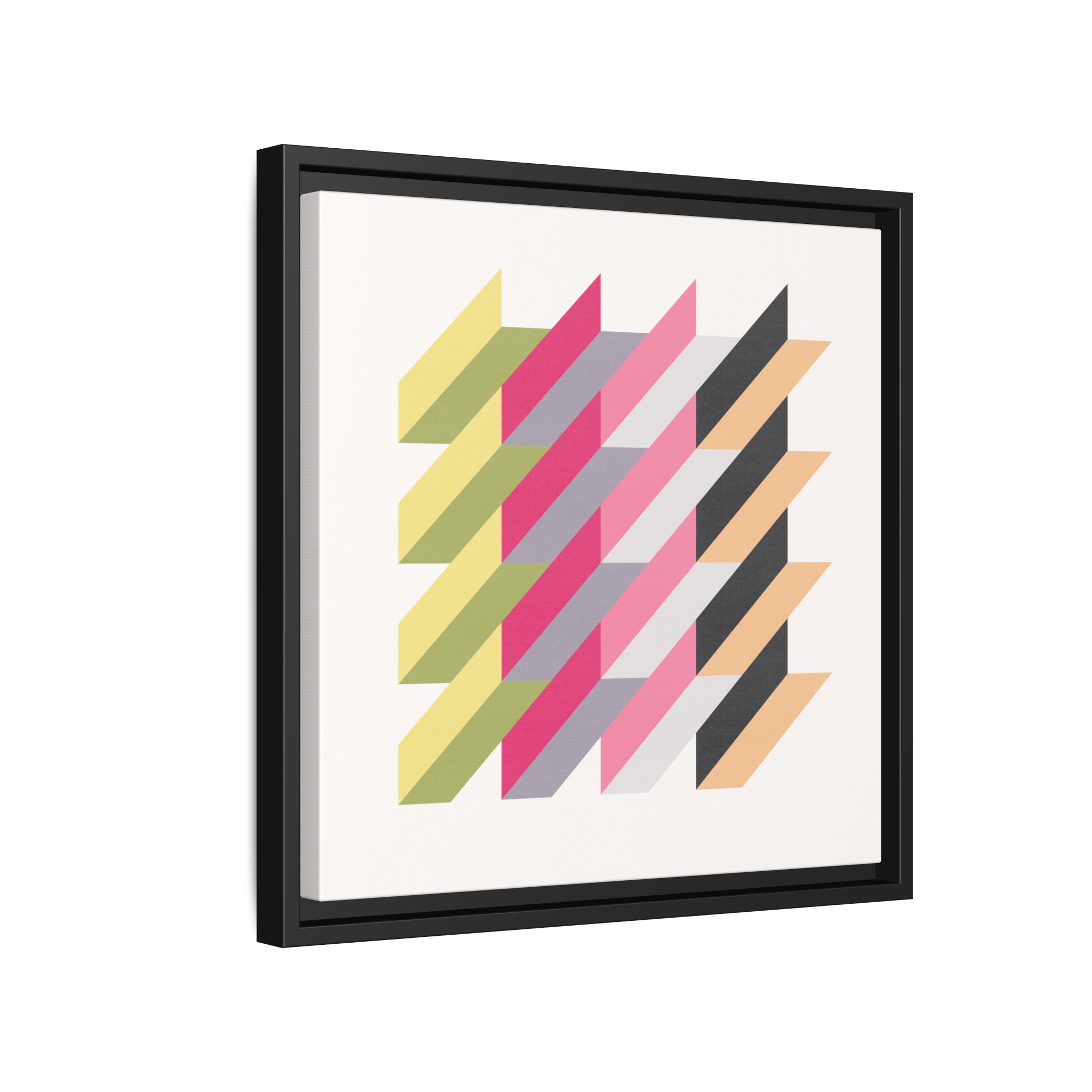 Geo Rectangles Matte Canvas, Framed - Image 42