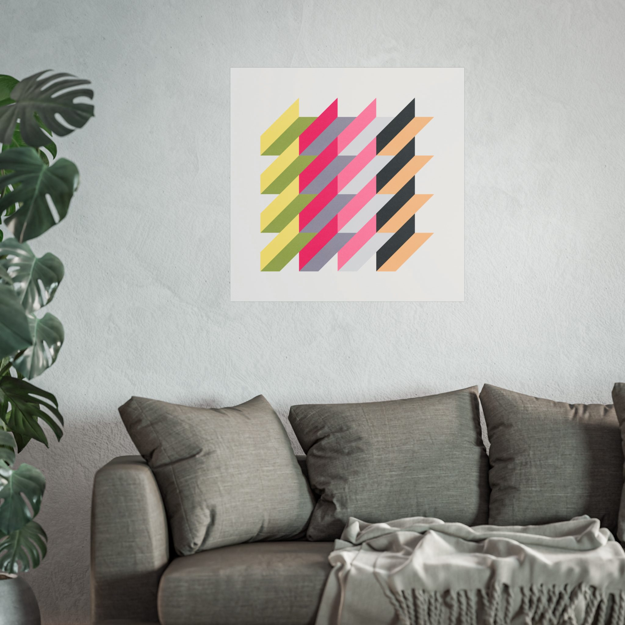 Geo Rectangles Art Print - Image 8