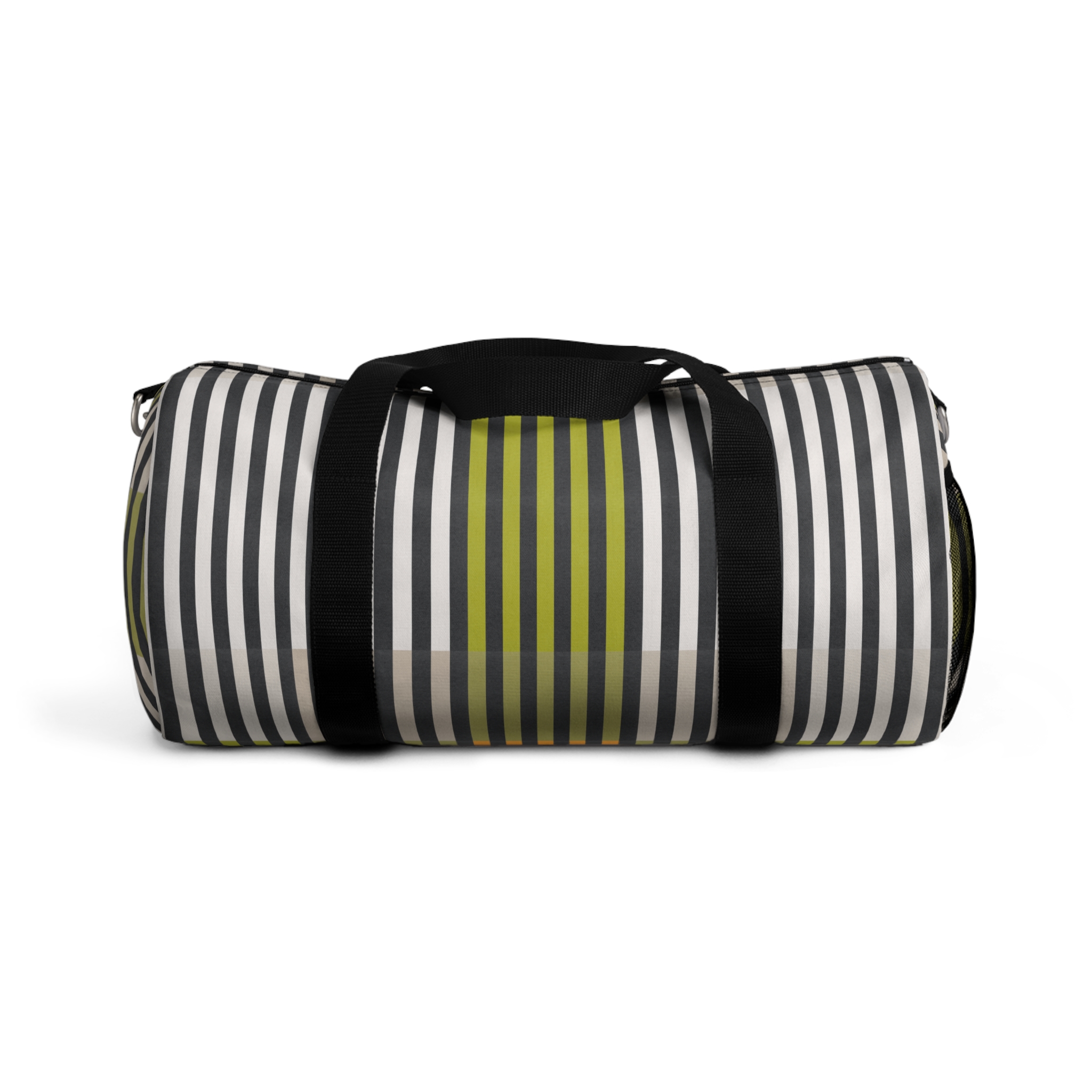 Green Geo Lines Duffel Bag