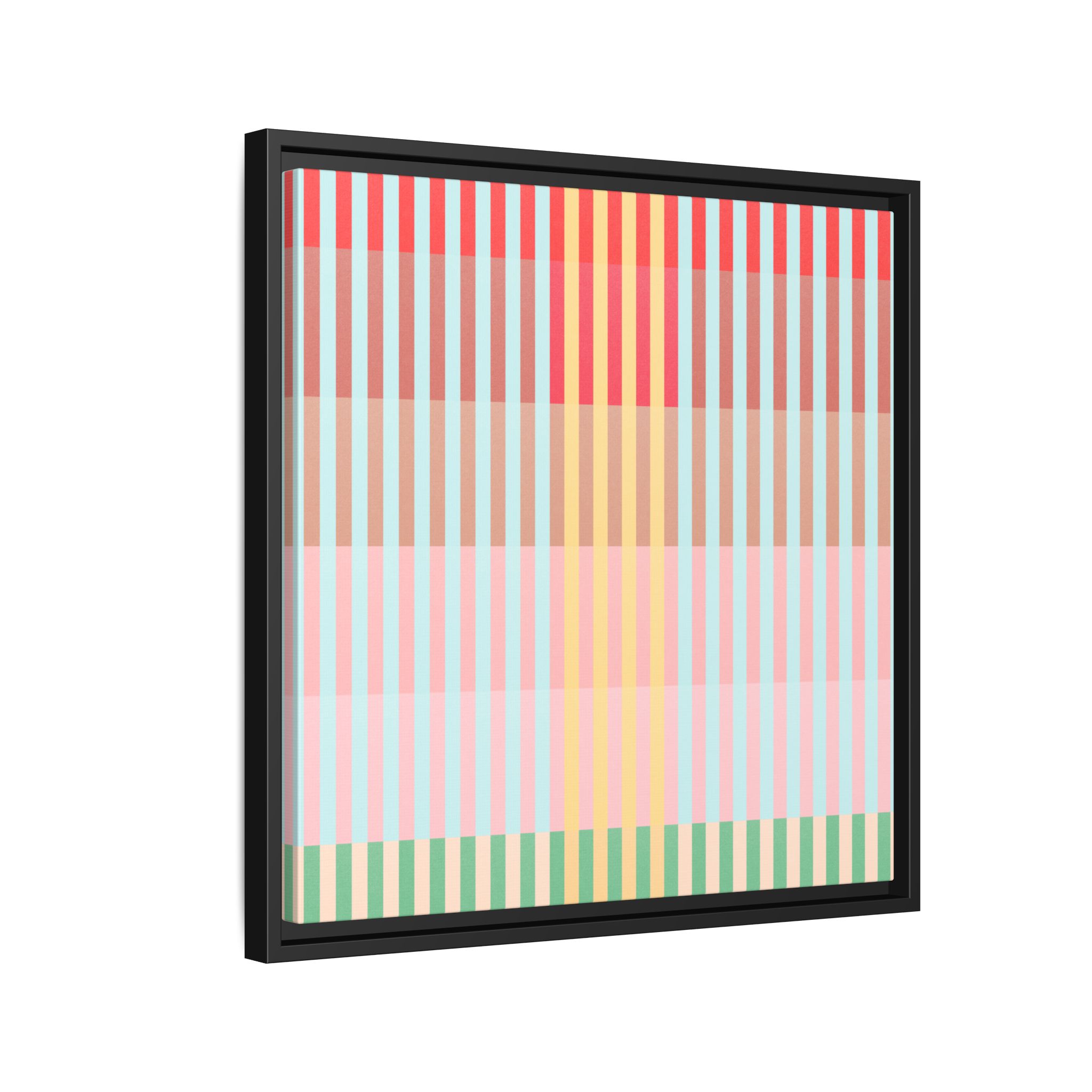 Apple Geo Lines Matte Canvas, Framed - Image 50