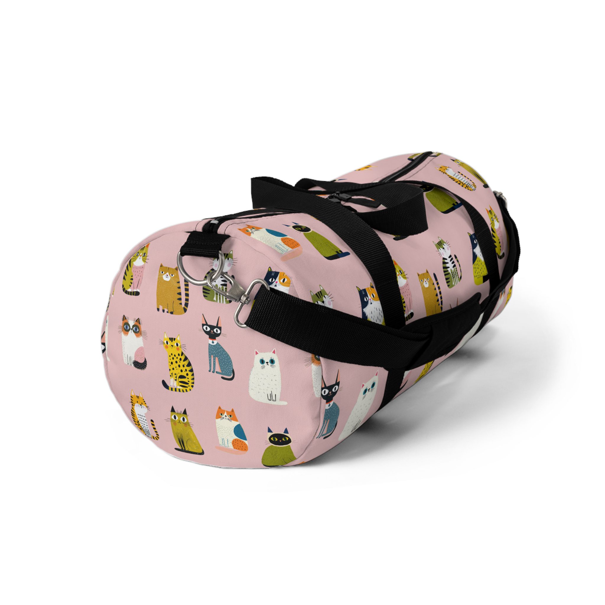 Cute Cats Pattern Duffel Bag - Image 3