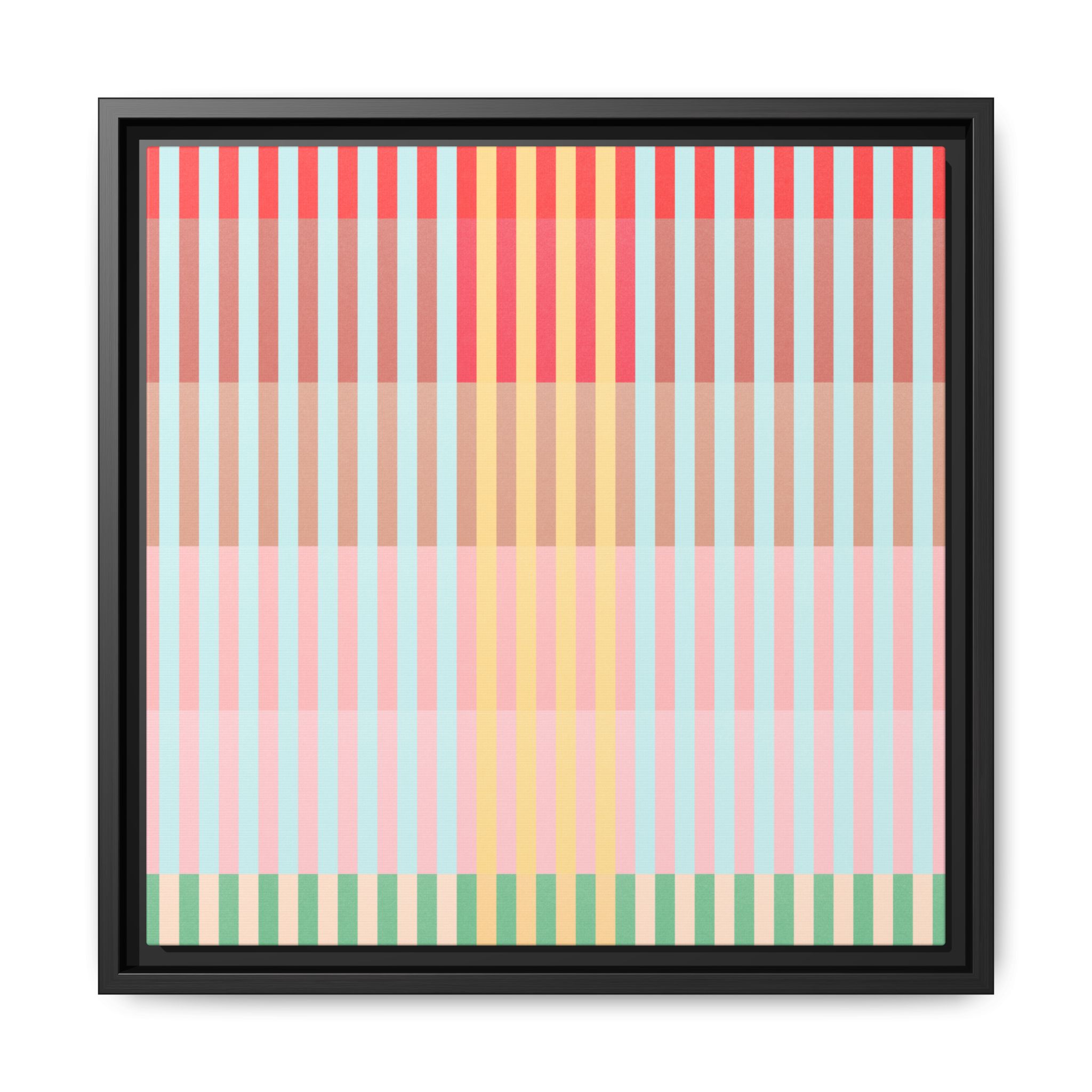 Apple Geo Lines Matte Canvas, Framed - Image 41