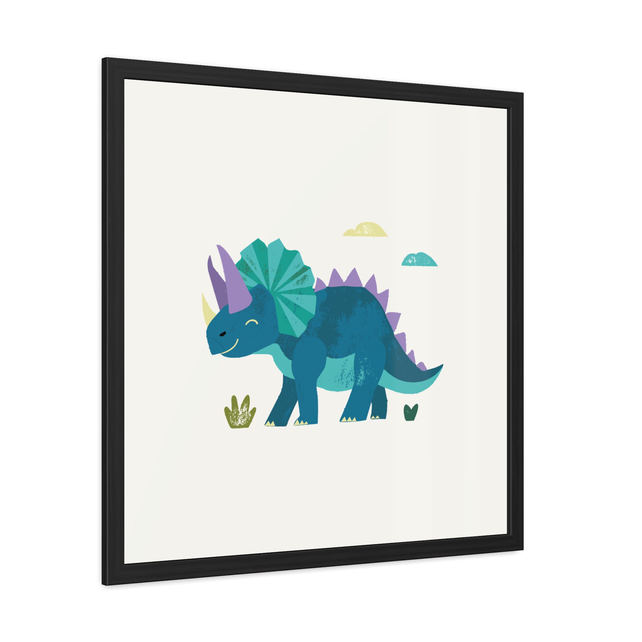 Triceratops Dinosaur Framed Art Print - Image 10