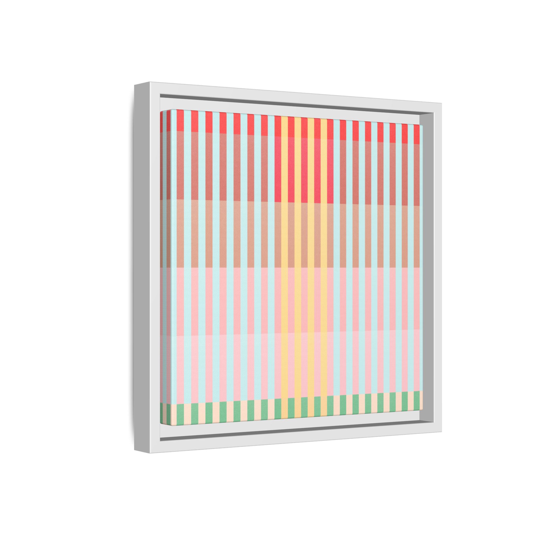 Apple Geo Lines Matte Canvas, Framed - Image 38