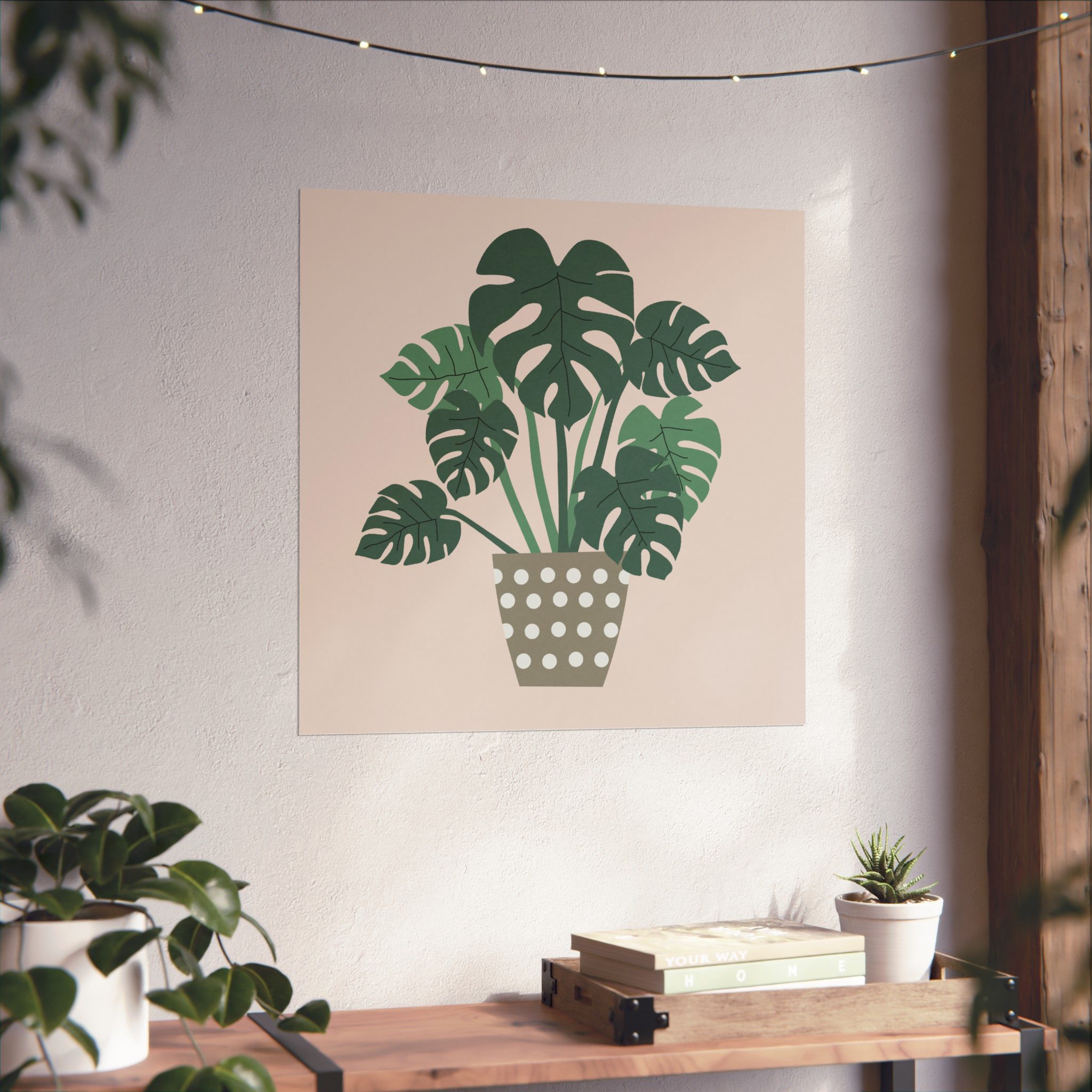 Cheese Plant Art Print - Image 6