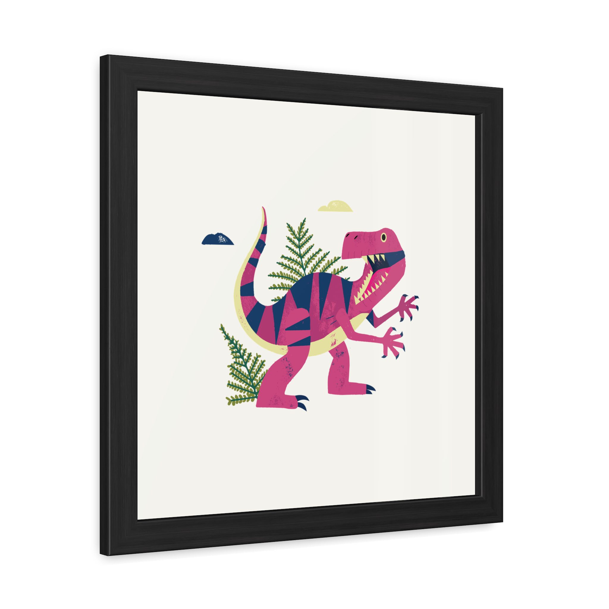 T-Rex Dinosaur Framed Art Print - Image 2
