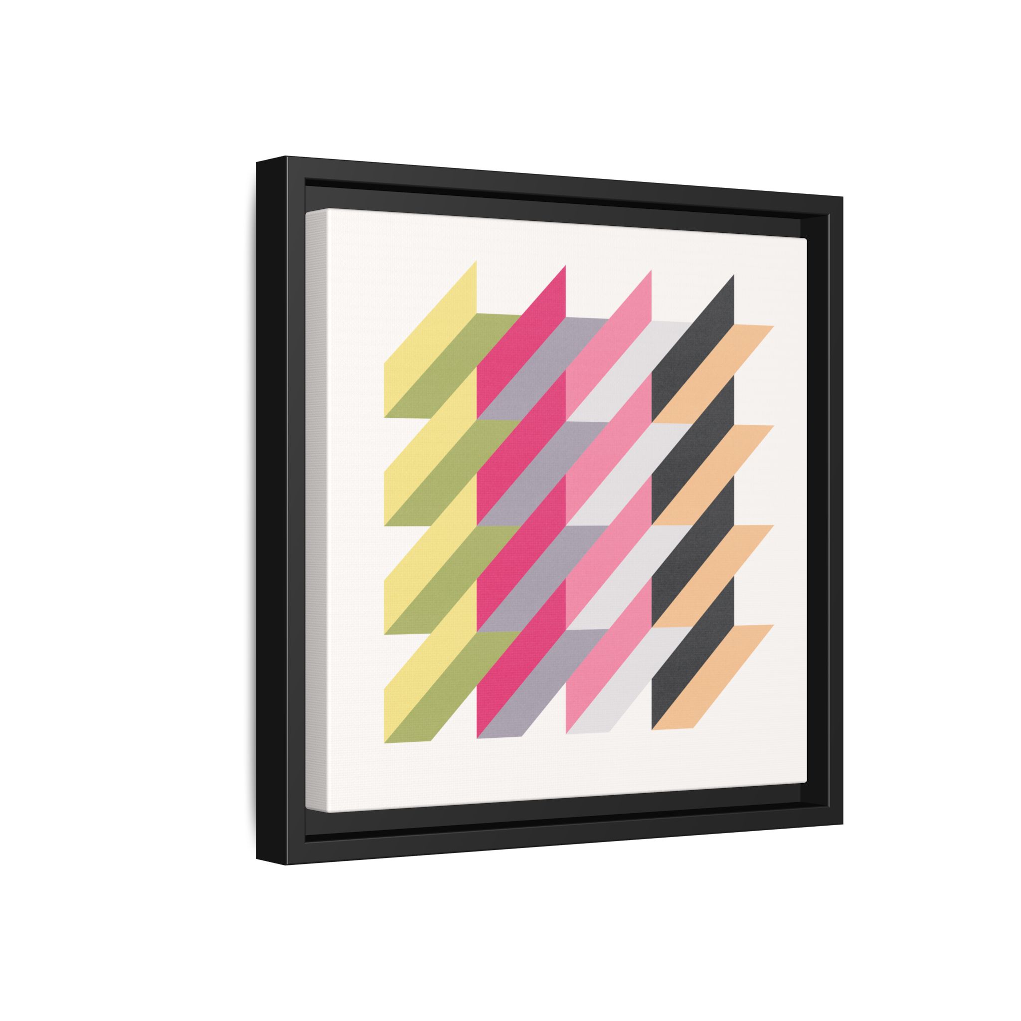 Geo Rectangles Matte Canvas, Framed - Image 34