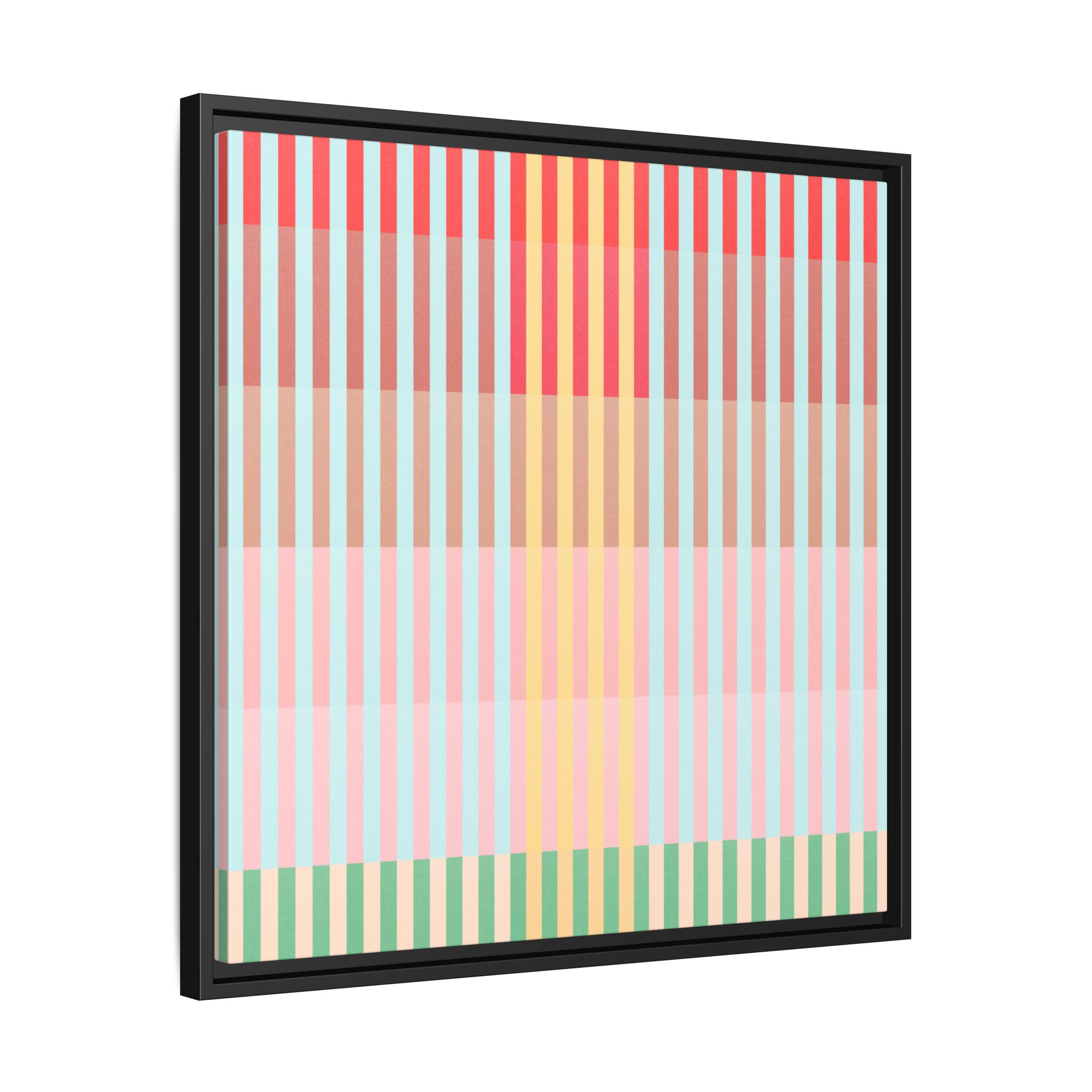 Apple Geo Lines Matte Canvas, Framed - Image 6