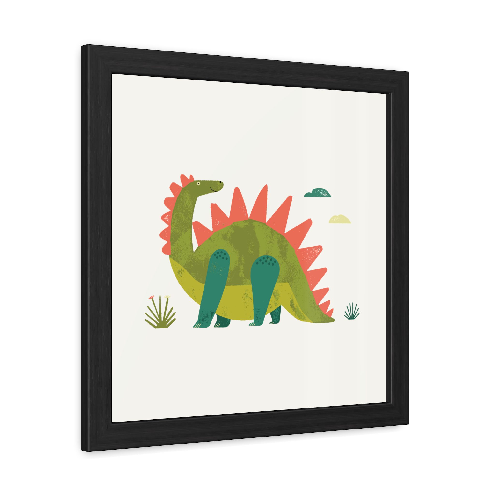 Stegosaurus Dinosaur Framed Art Print - Image 2
