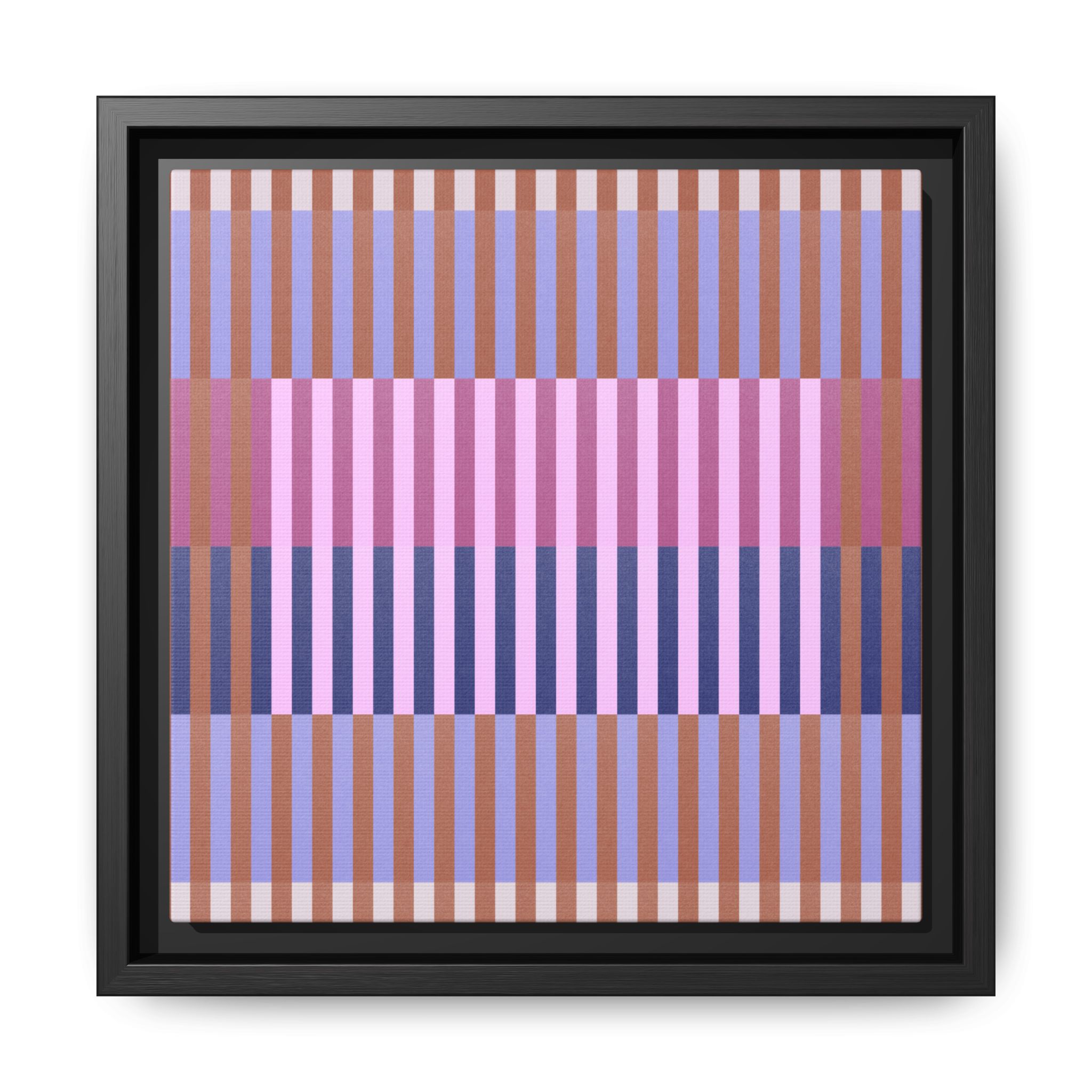 Purple Geo Lines Matte Canvas, Framed - Image 25