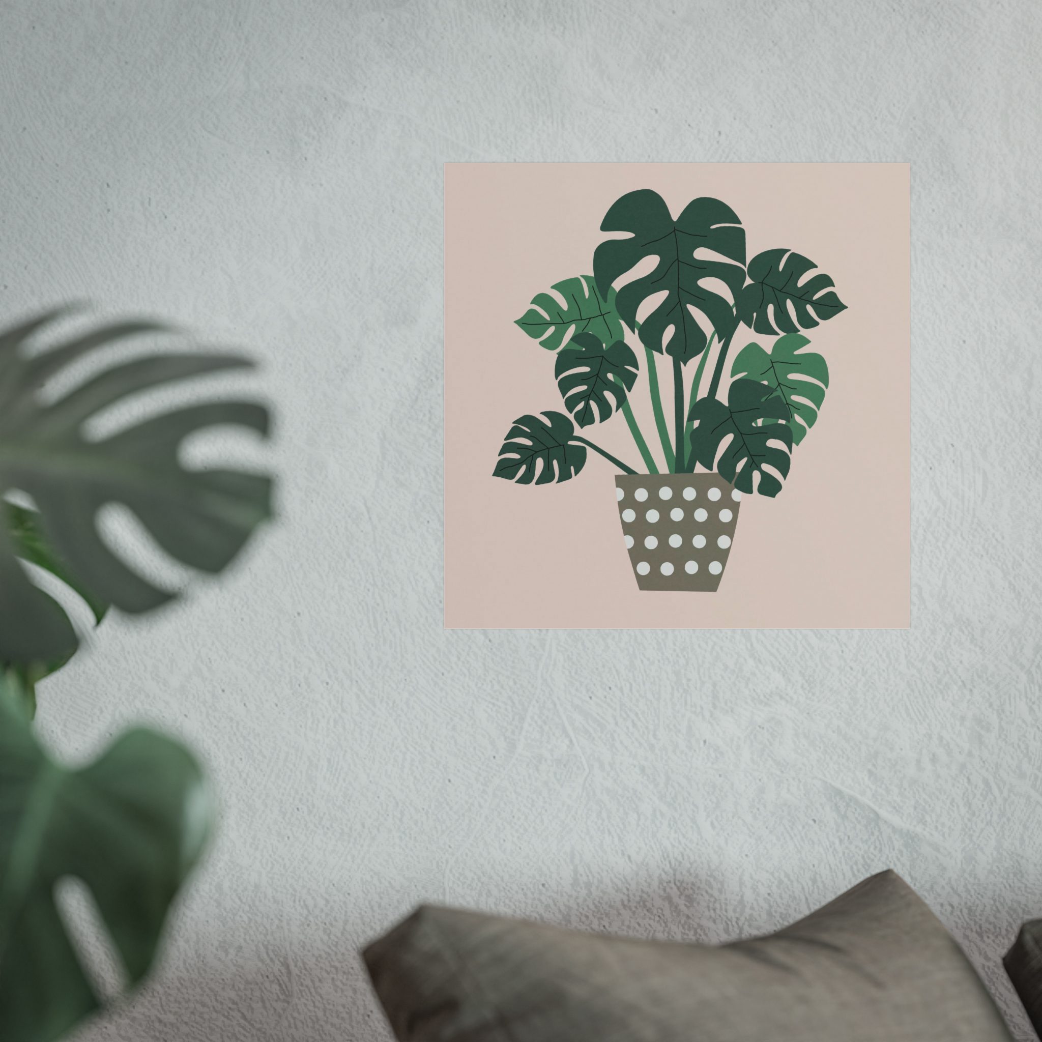 Cheese Plant Art Print - Image 2