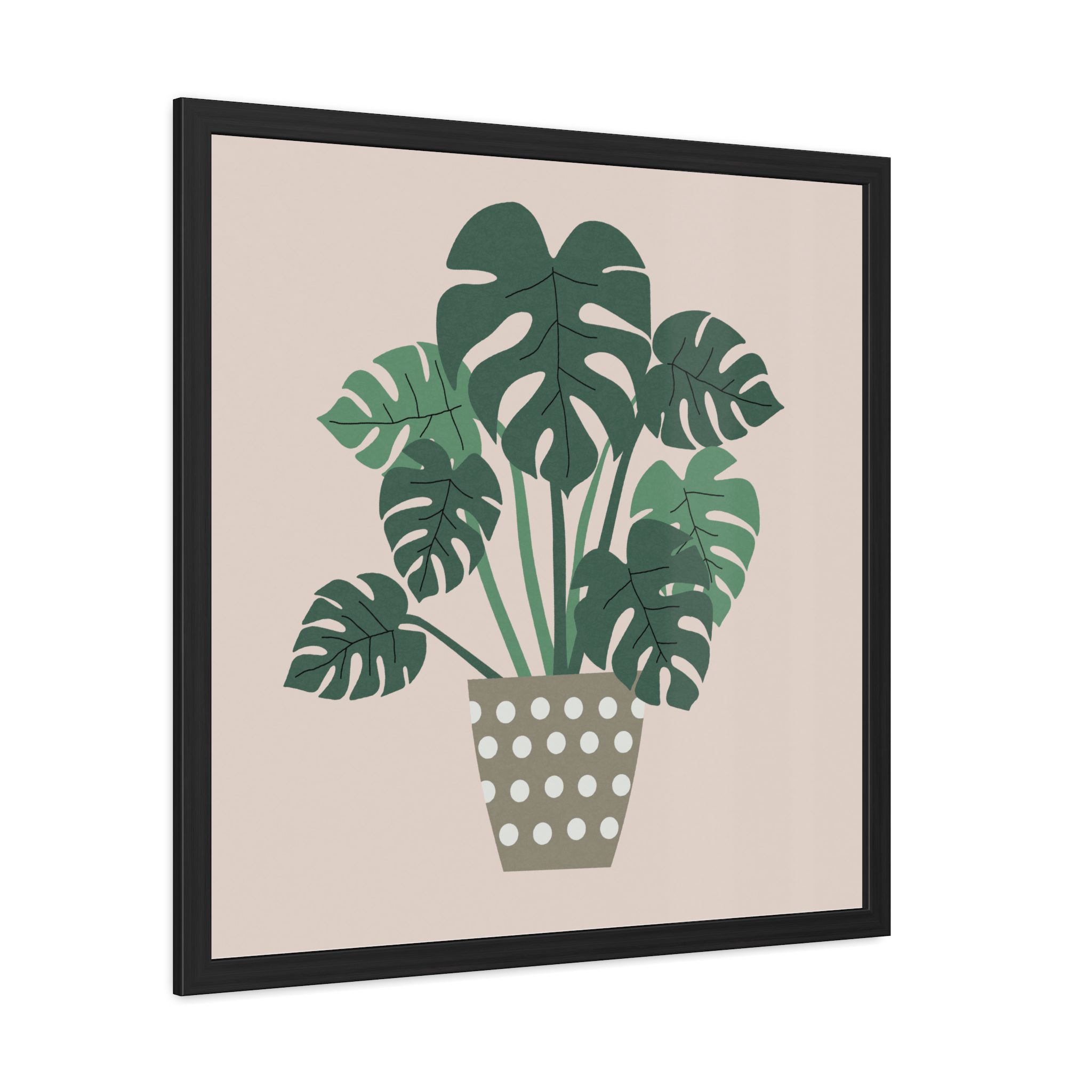 Cheese Plant Framed Art Print - Image 10