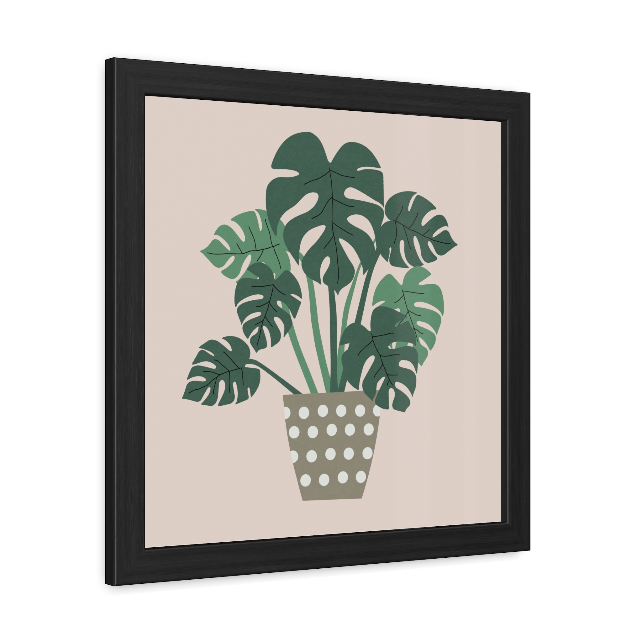 Cheese Plant Framed Art Print - Image 2