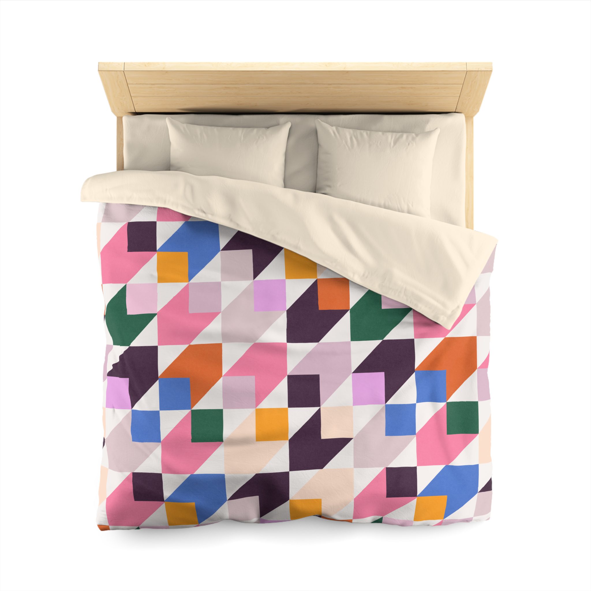 Isometric Cubes Colour Duvet Cover - Image 2