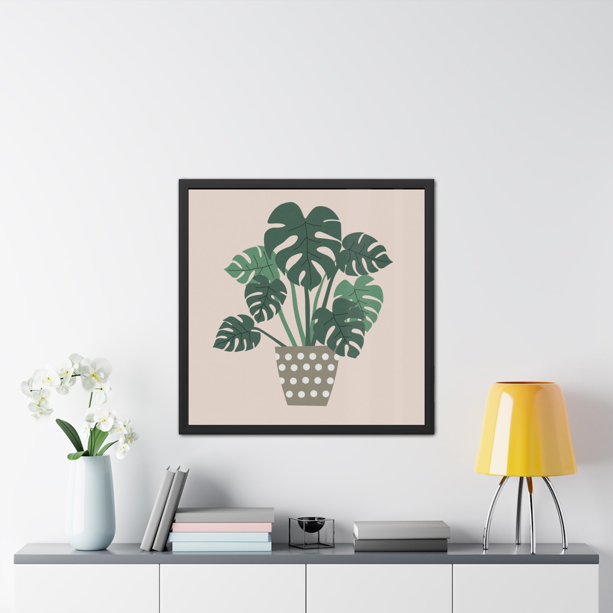 Cheese Plant Framed Art Print - Image 11