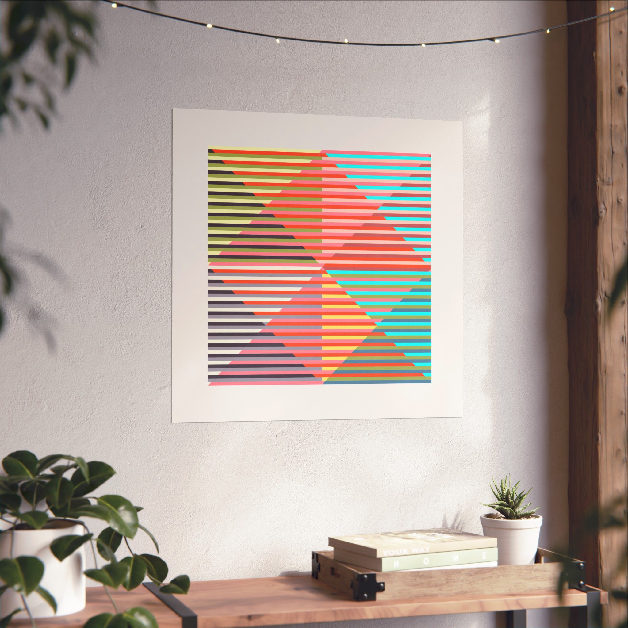 Geo Triangles Art Print - Image 6