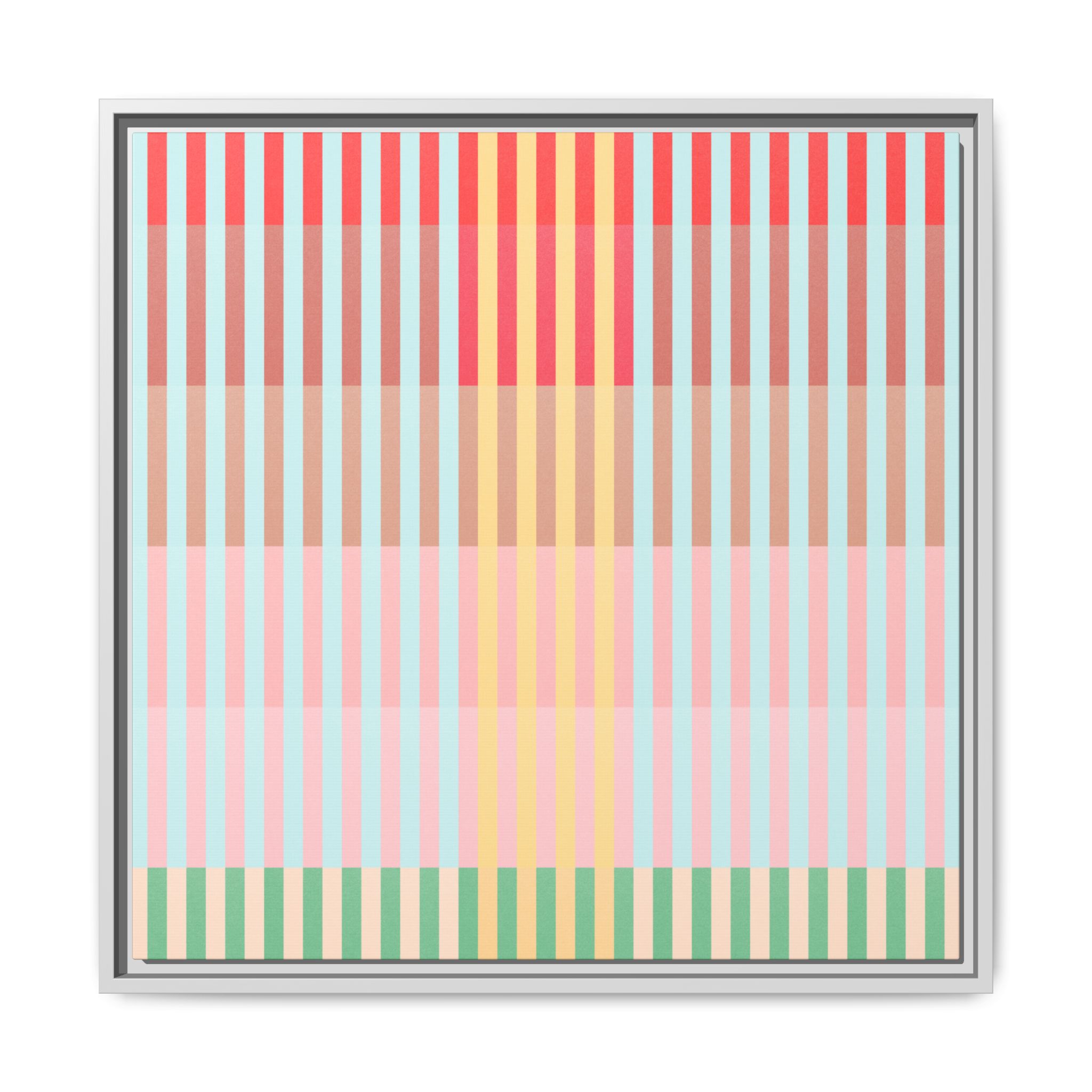 Apple Geo Lines Matte Canvas, Framed - Image 17