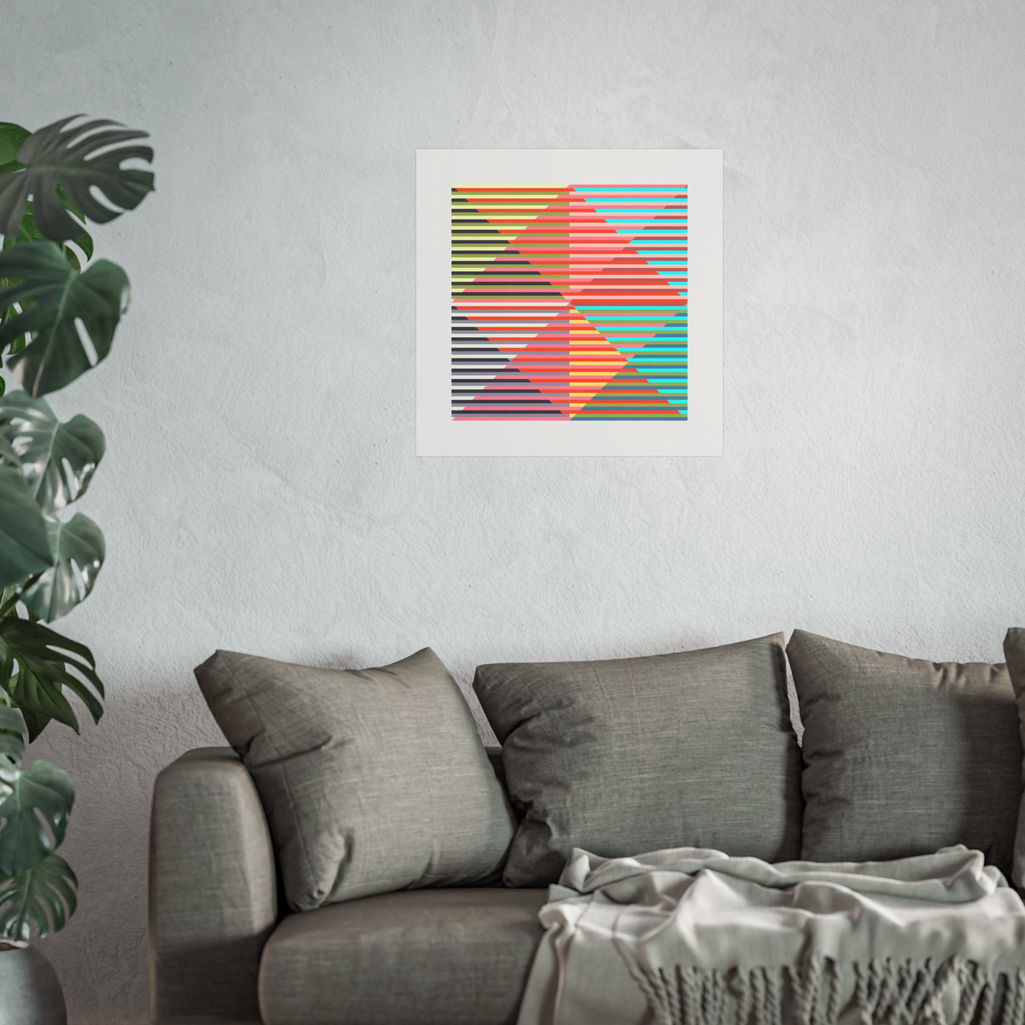Geo Triangles Art Print - Image 5