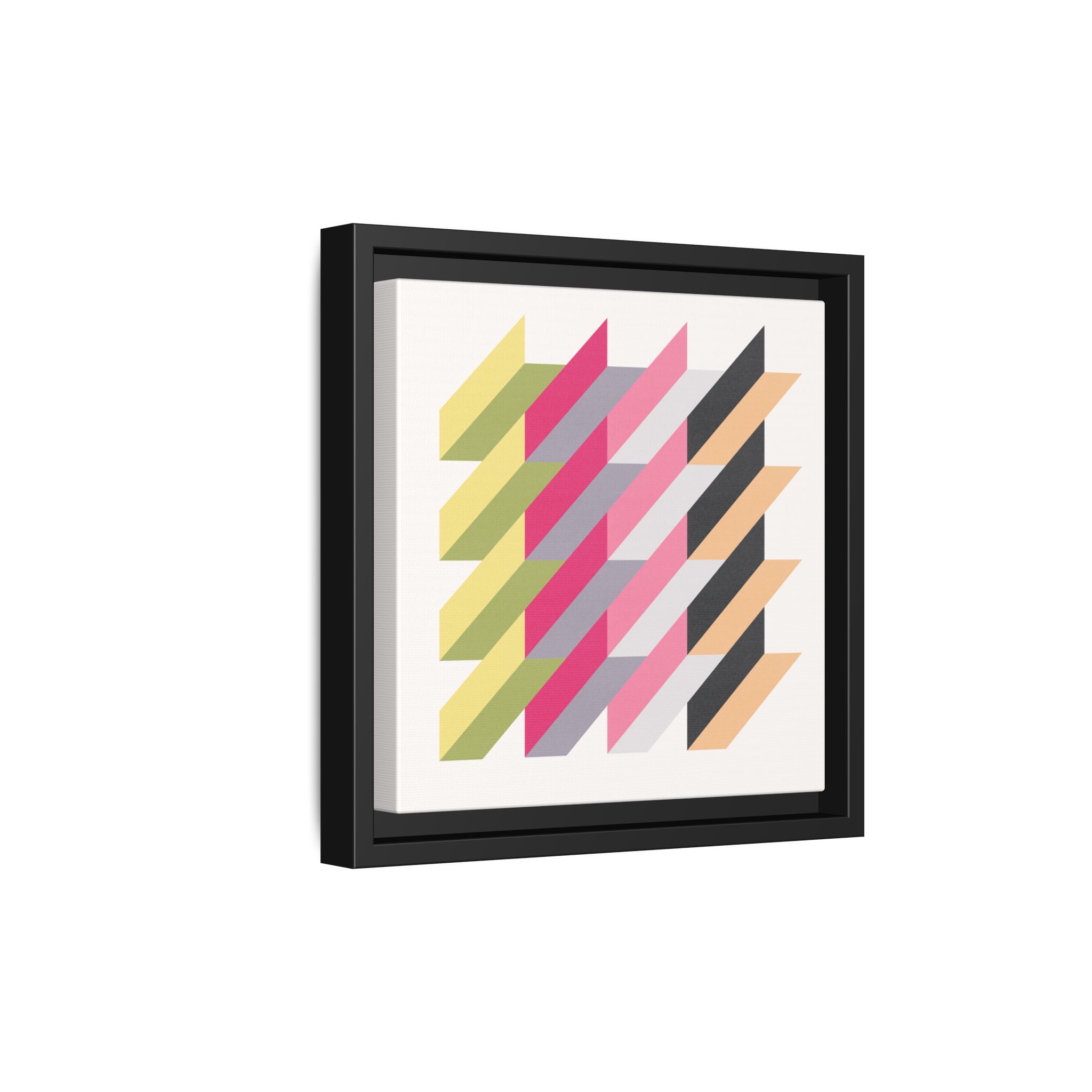 Geo Rectangles Matte Canvas, Framed - Image 26