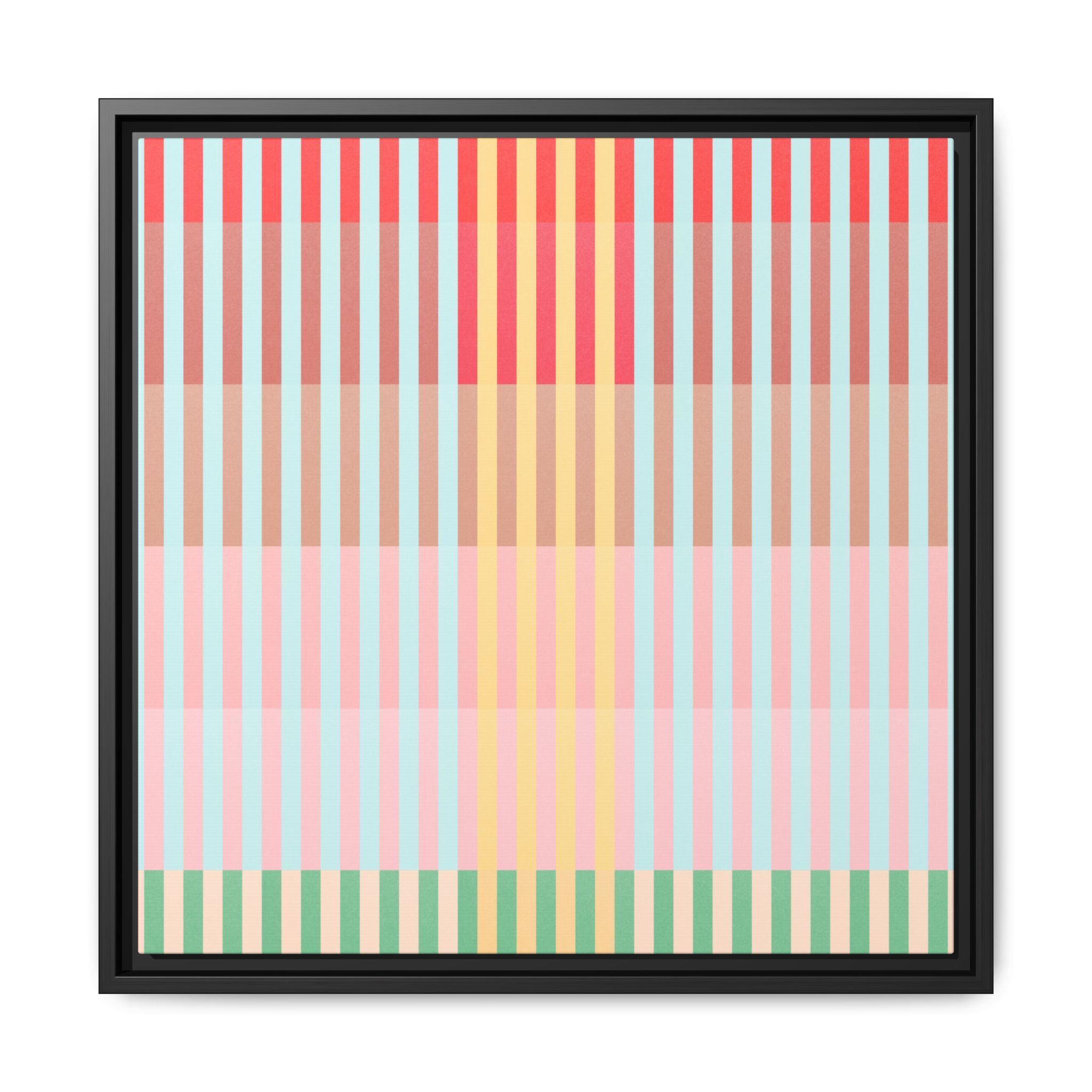 Apple Geo Lines Matte Canvas, Framed - Image 49