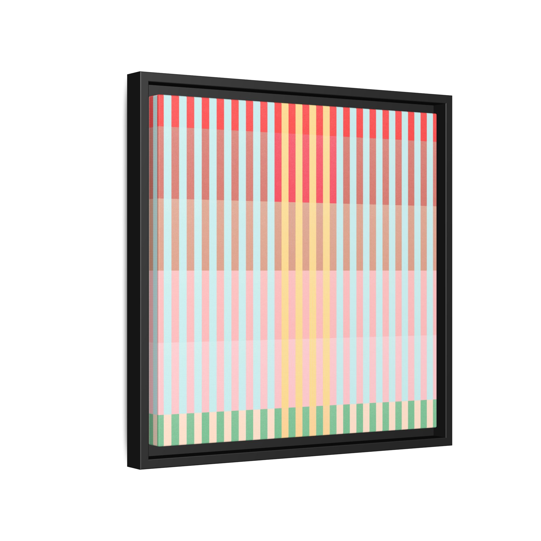 Apple Geo Lines Matte Canvas, Framed - Image 42