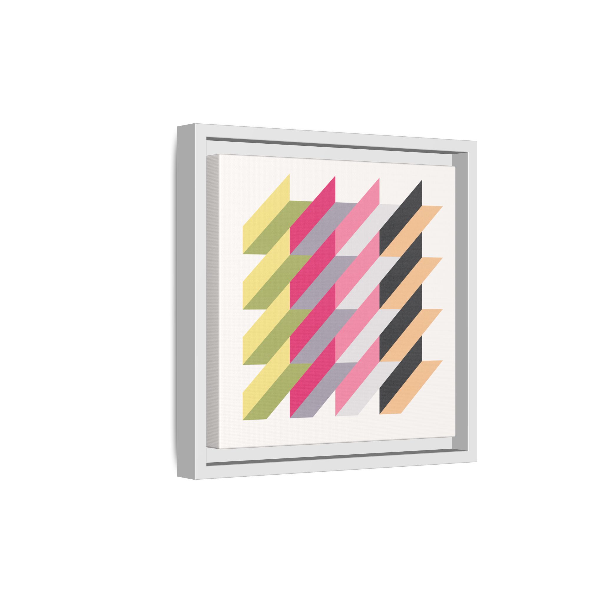 Geo Rectangles Matte Canvas, Framed - Image 30