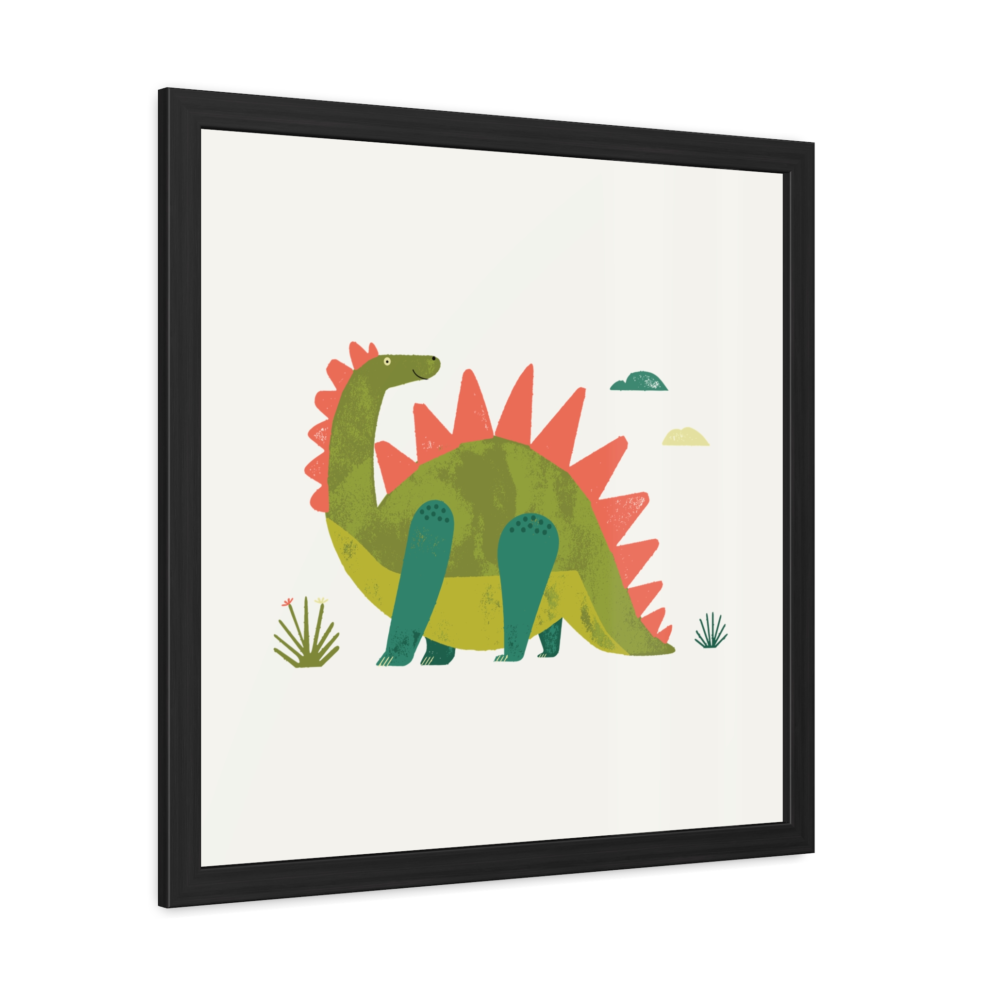 Stegosaurus Dinosaur Framed Art Print - Image 6