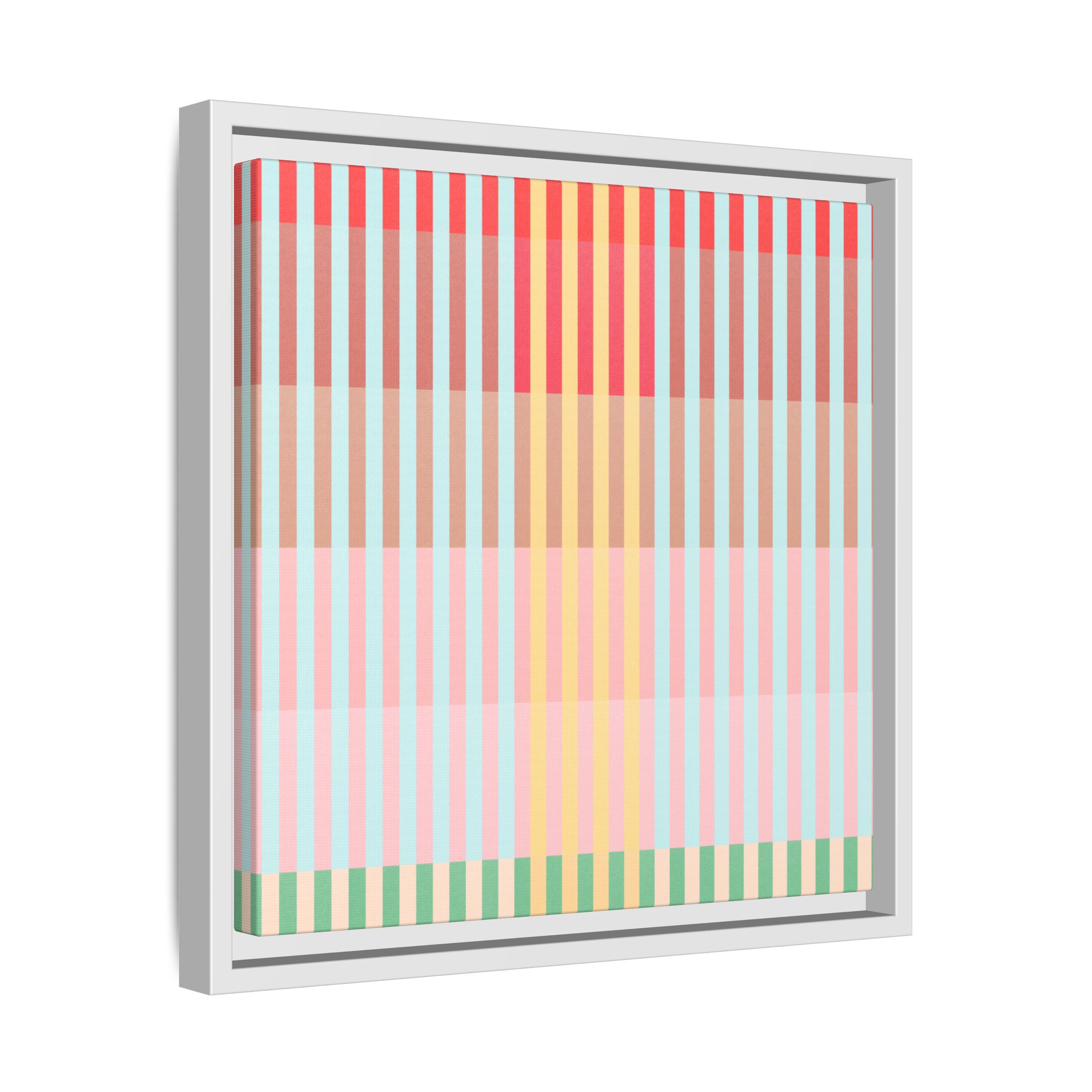 Apple Geo Lines Matte Canvas, Framed - Image 14