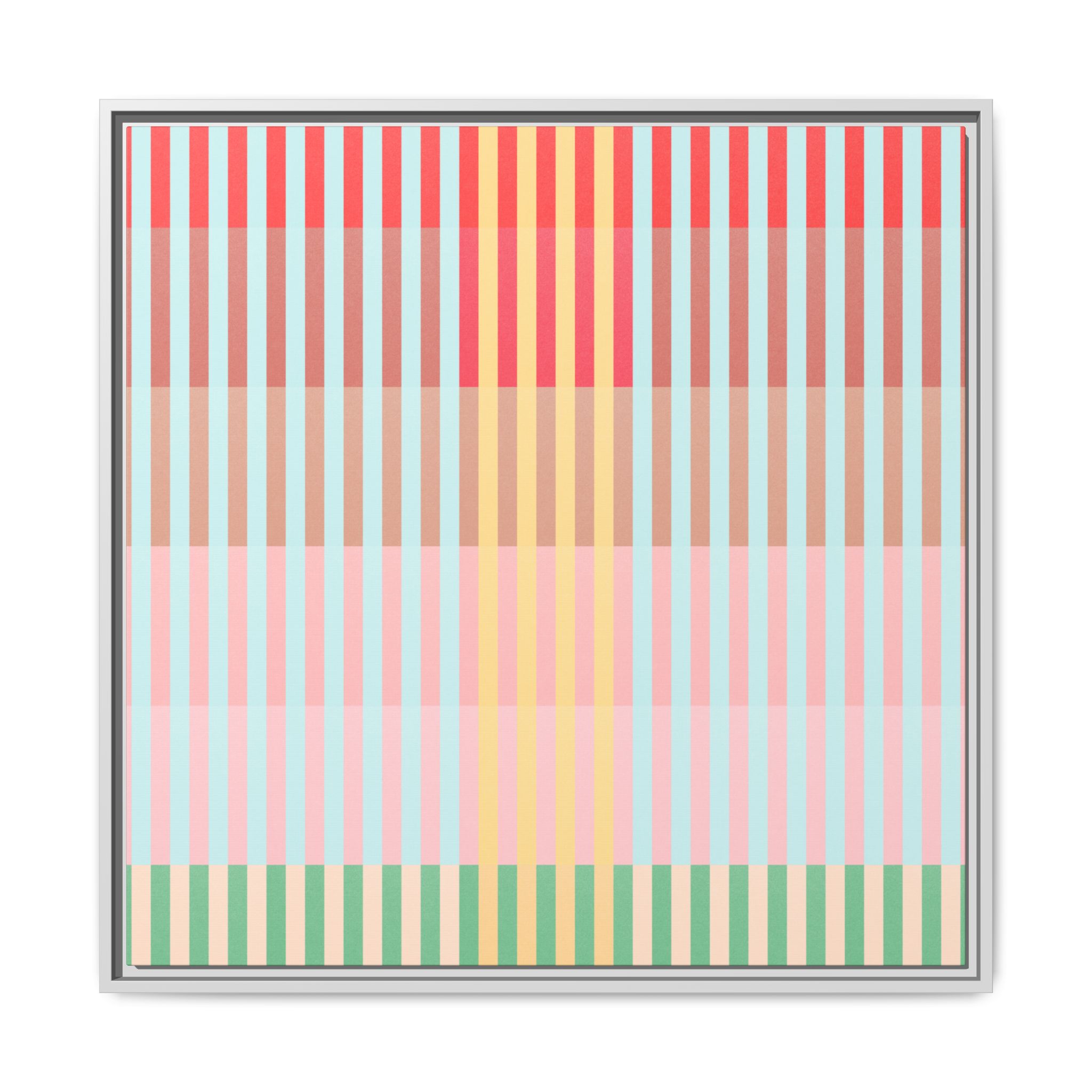 Apple Geo Lines Matte Canvas, Framed - Image 61