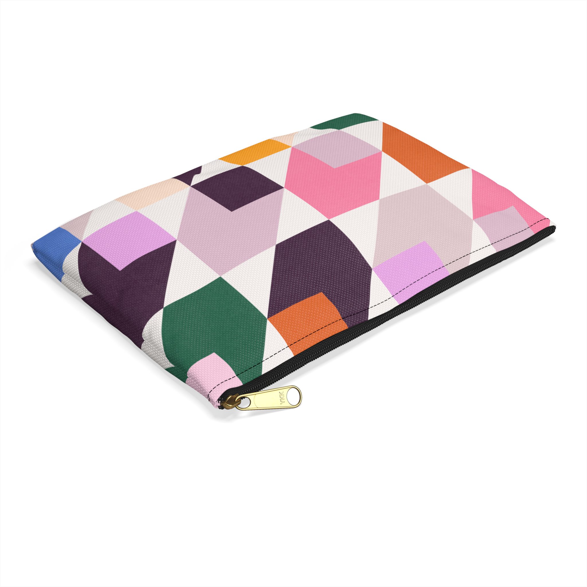 Isometric Cubes Colour Accessory Pouch - Image 3