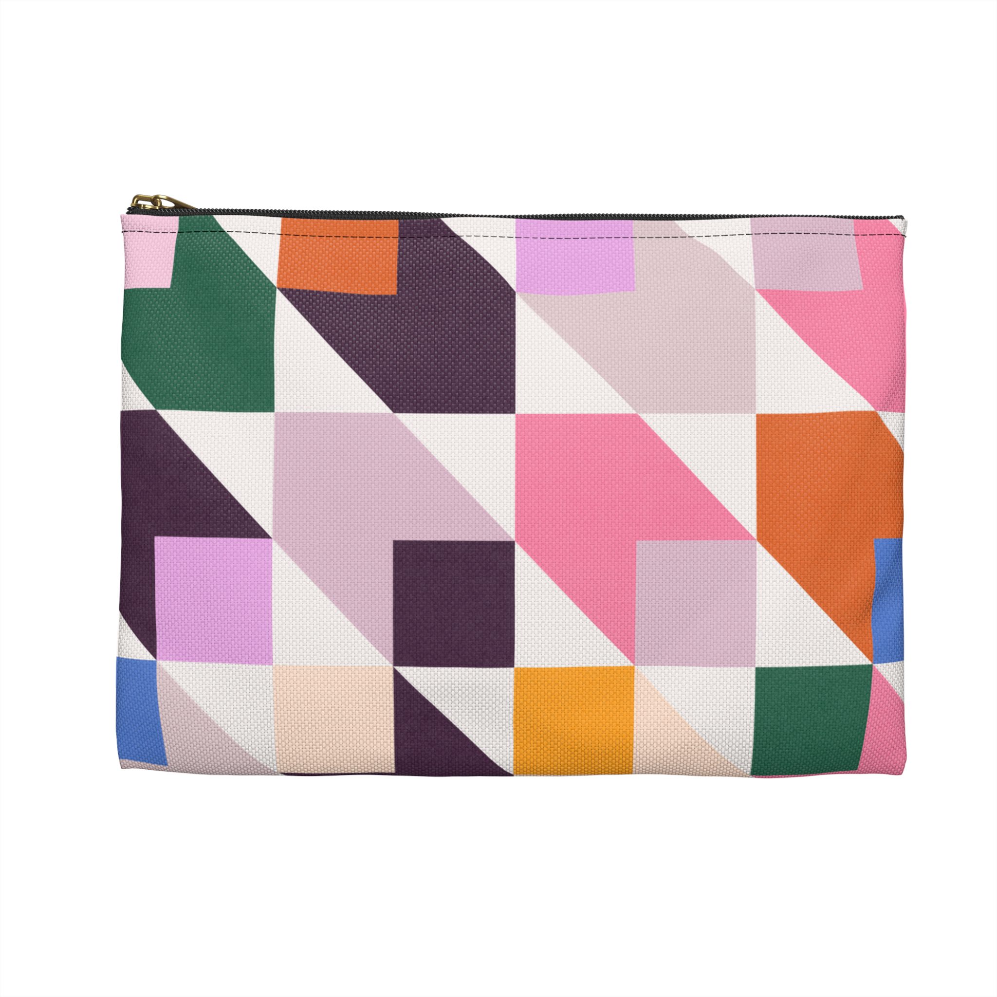 Isometric Cubes Colour Accessory Pouch - Image 2